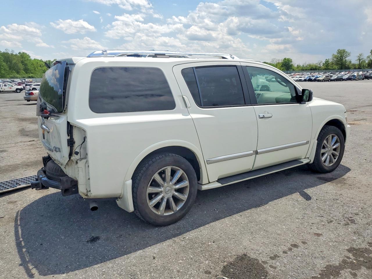 2008 Infiniti Qx56 Base White vin: 5N3AA08C08N905209