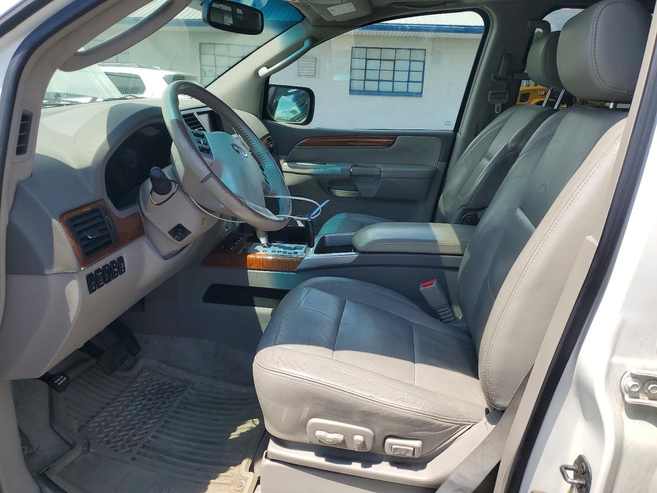 2008 Infiniti Qx56 Base White vin: 5N3AA08C08N905209