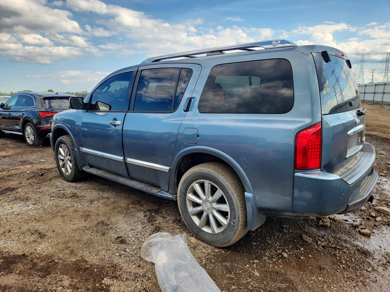 2008 Infiniti Qx56 Base Синий vin: 5N3AA08C08N907199