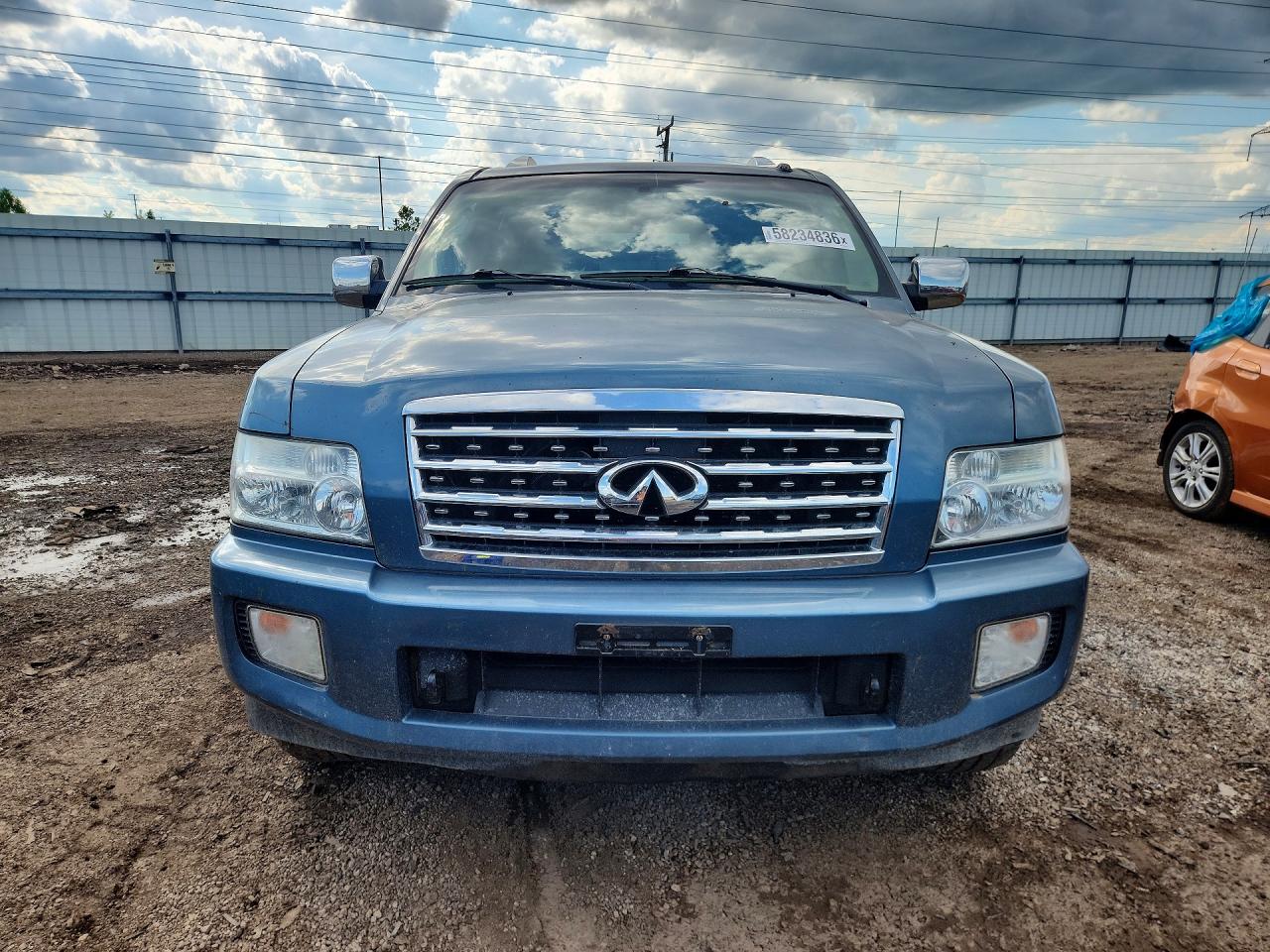 2008 Infiniti Qx56 Base Синий vin: 5N3AA08C08N907199