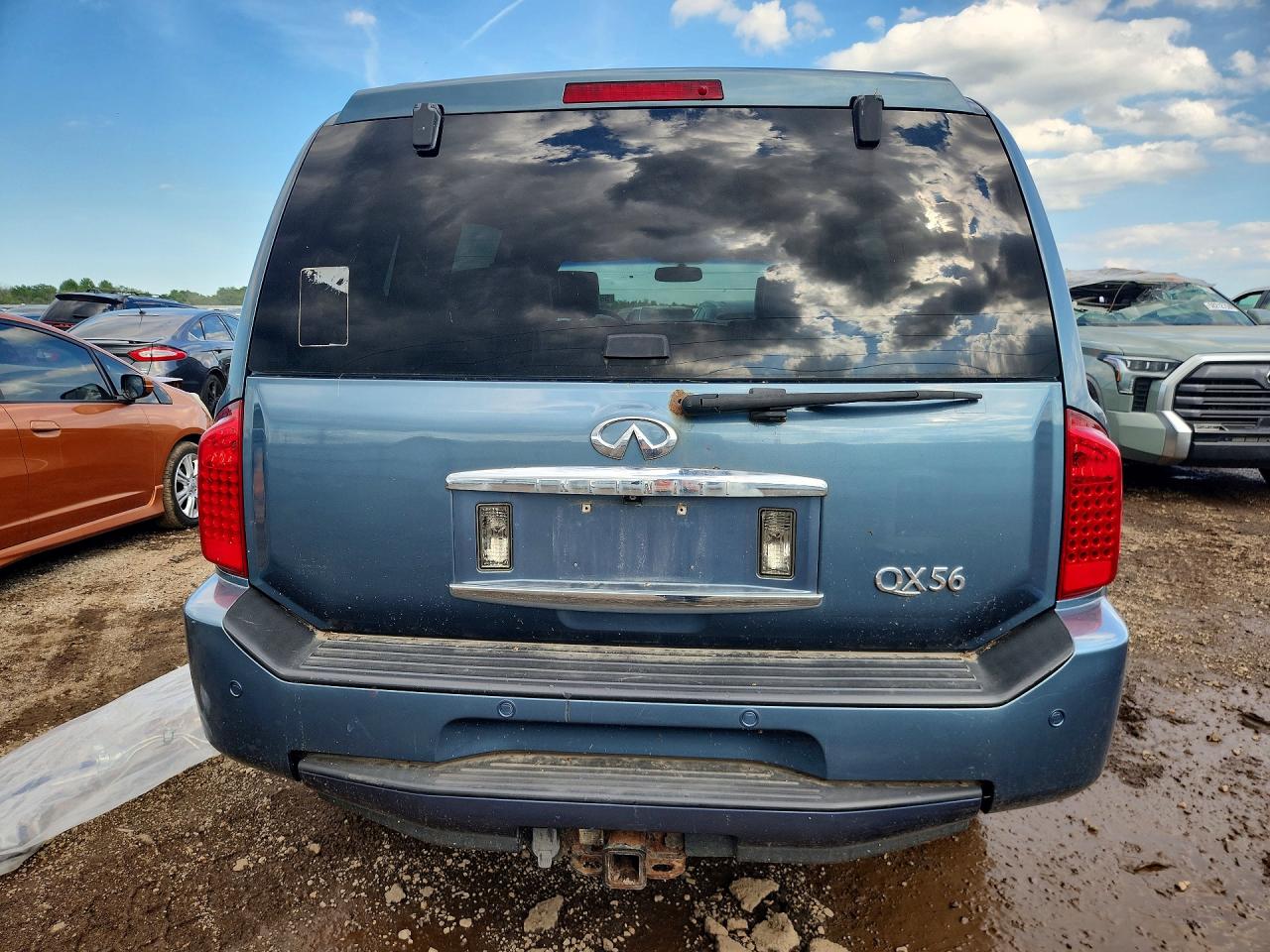 2008 Infiniti Qx56 Base Синий vin: 5N3AA08C08N907199