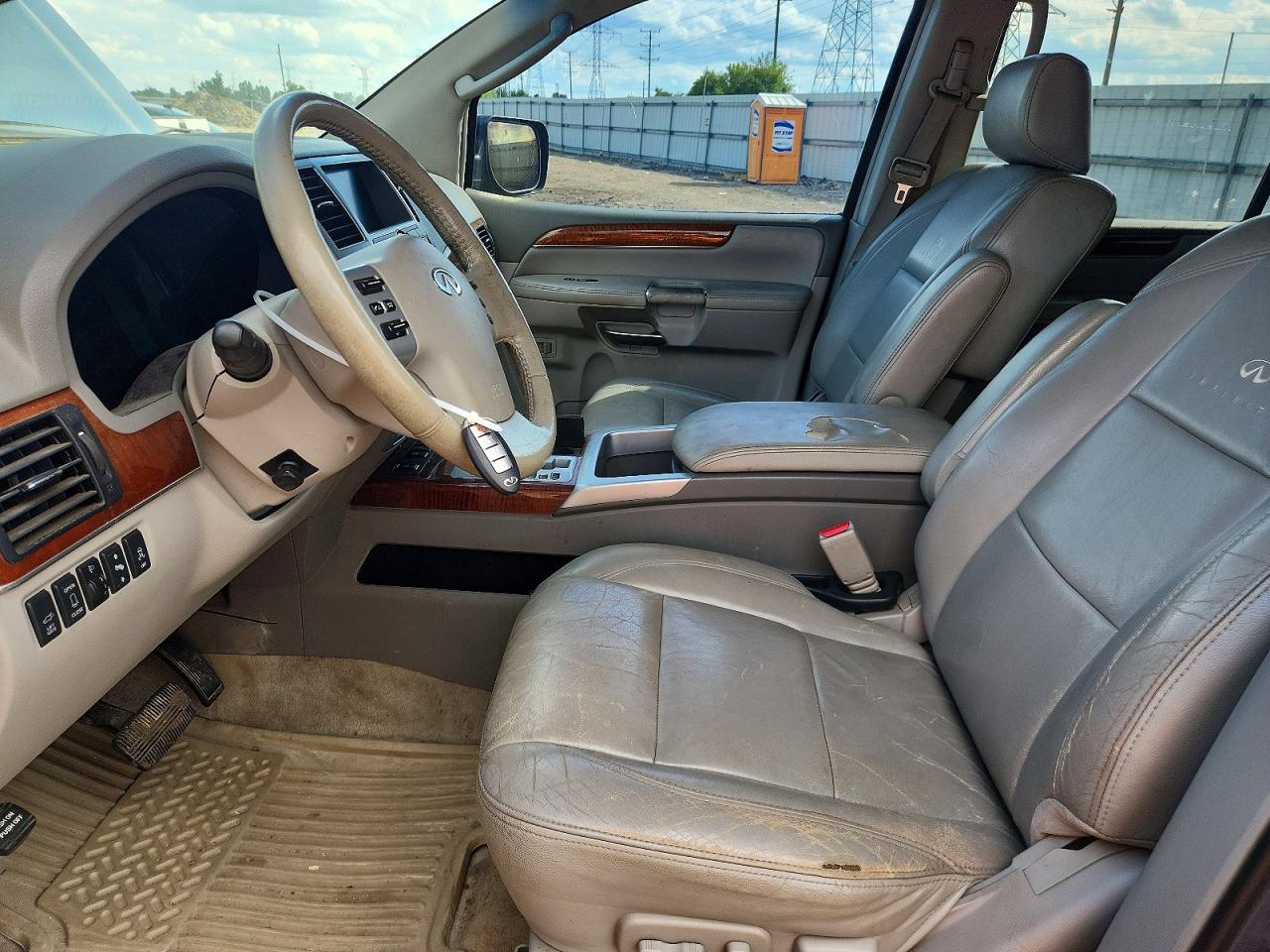 2008 Infiniti Qx56 Base Синий vin: 5N3AA08C08N907199