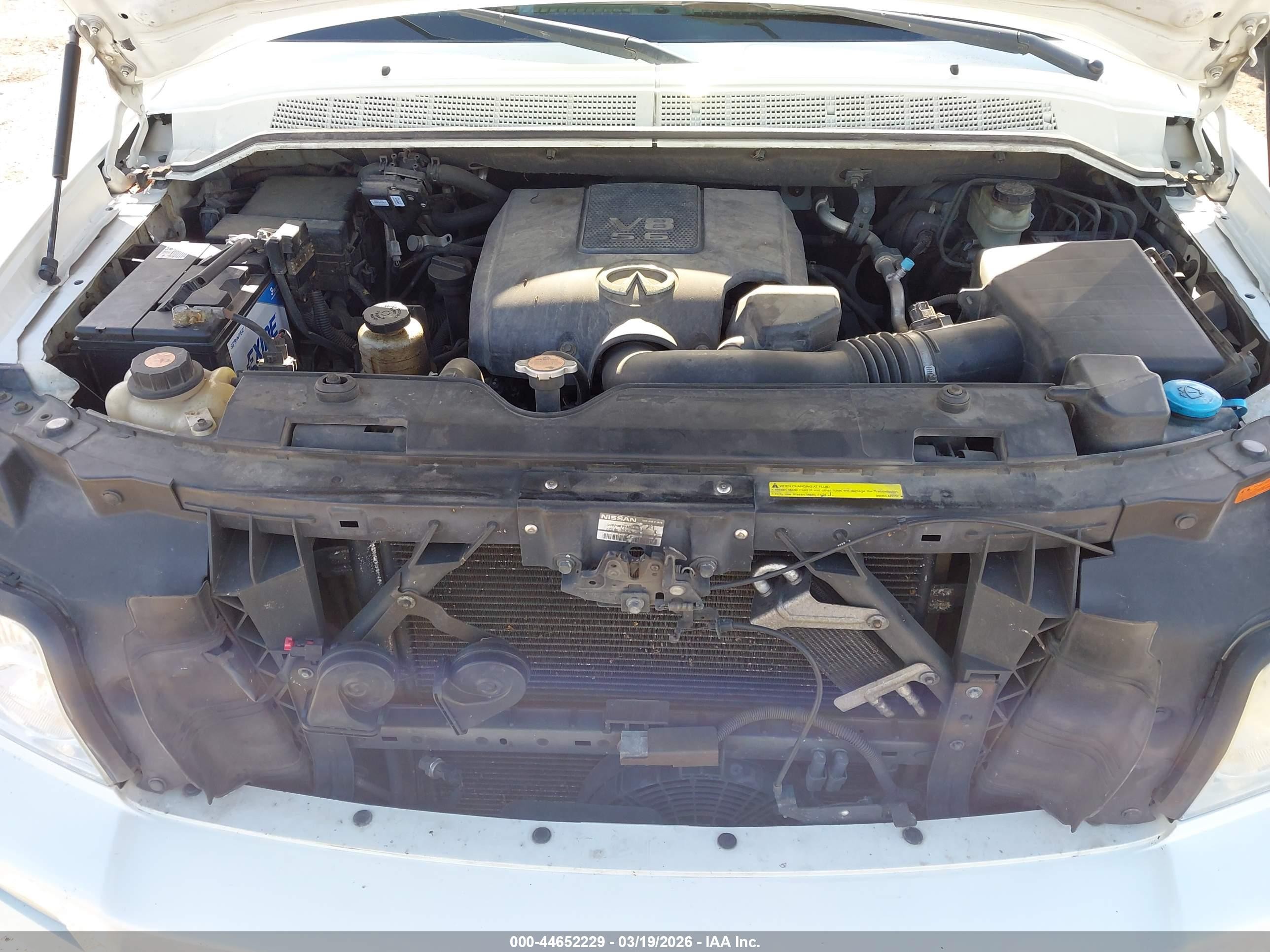 2007 Infiniti Qx56   White vin: 5N3AA08C17N804212
