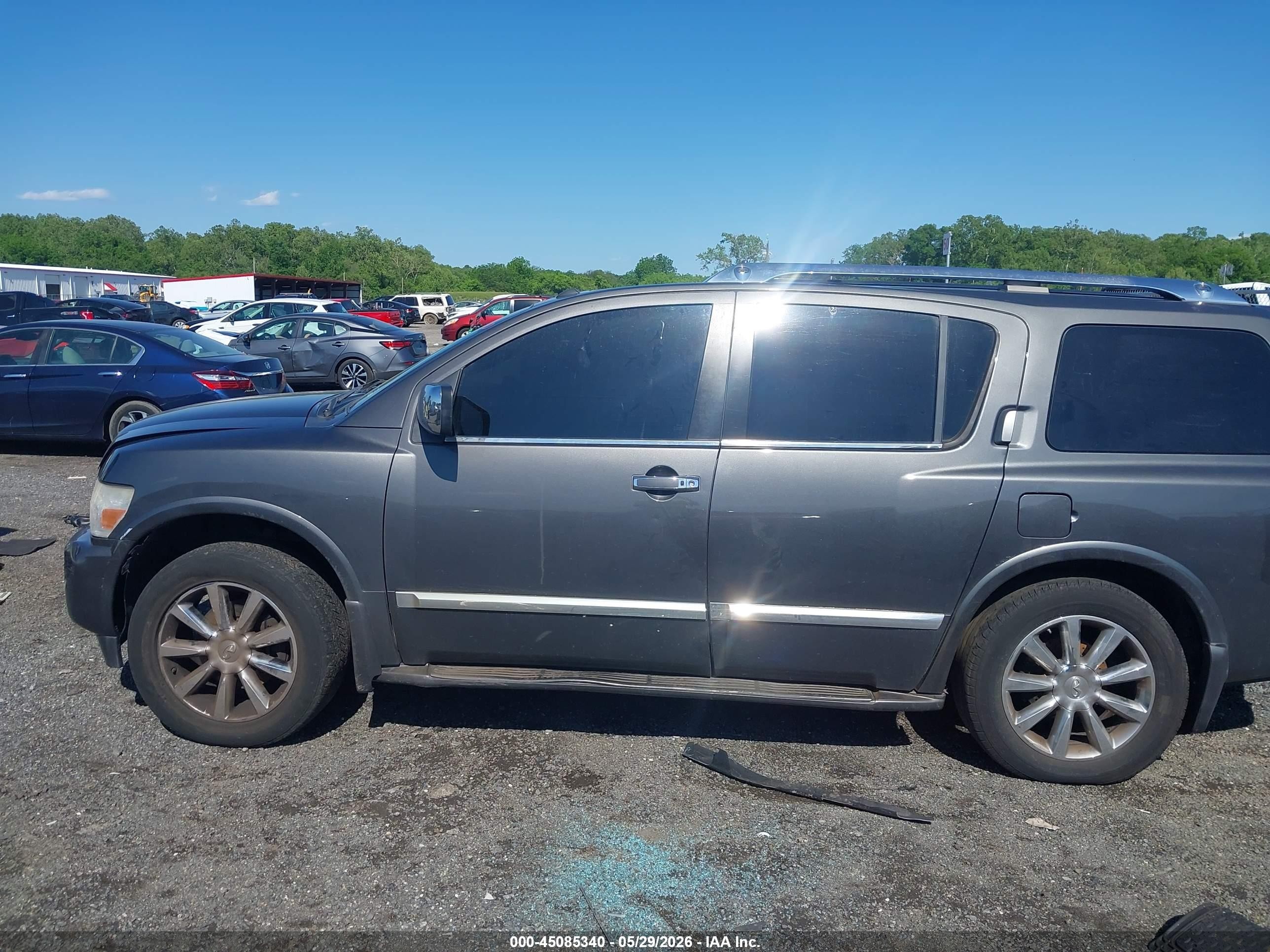 2008 Infiniti Qx56   Gray vin: 5N3AA08C18N905140