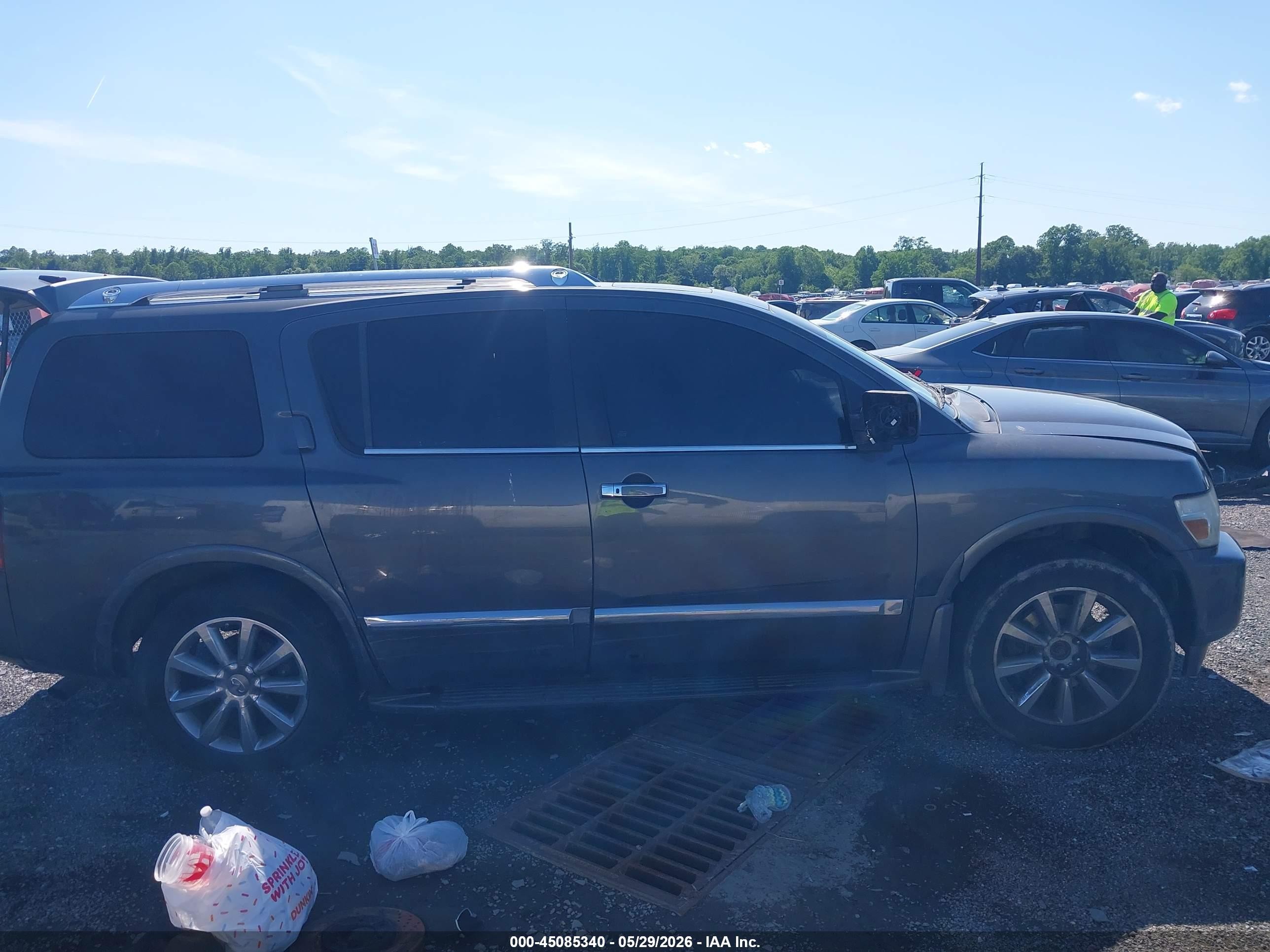 2008 Infiniti Qx56   Gray vin: 5N3AA08C18N905140