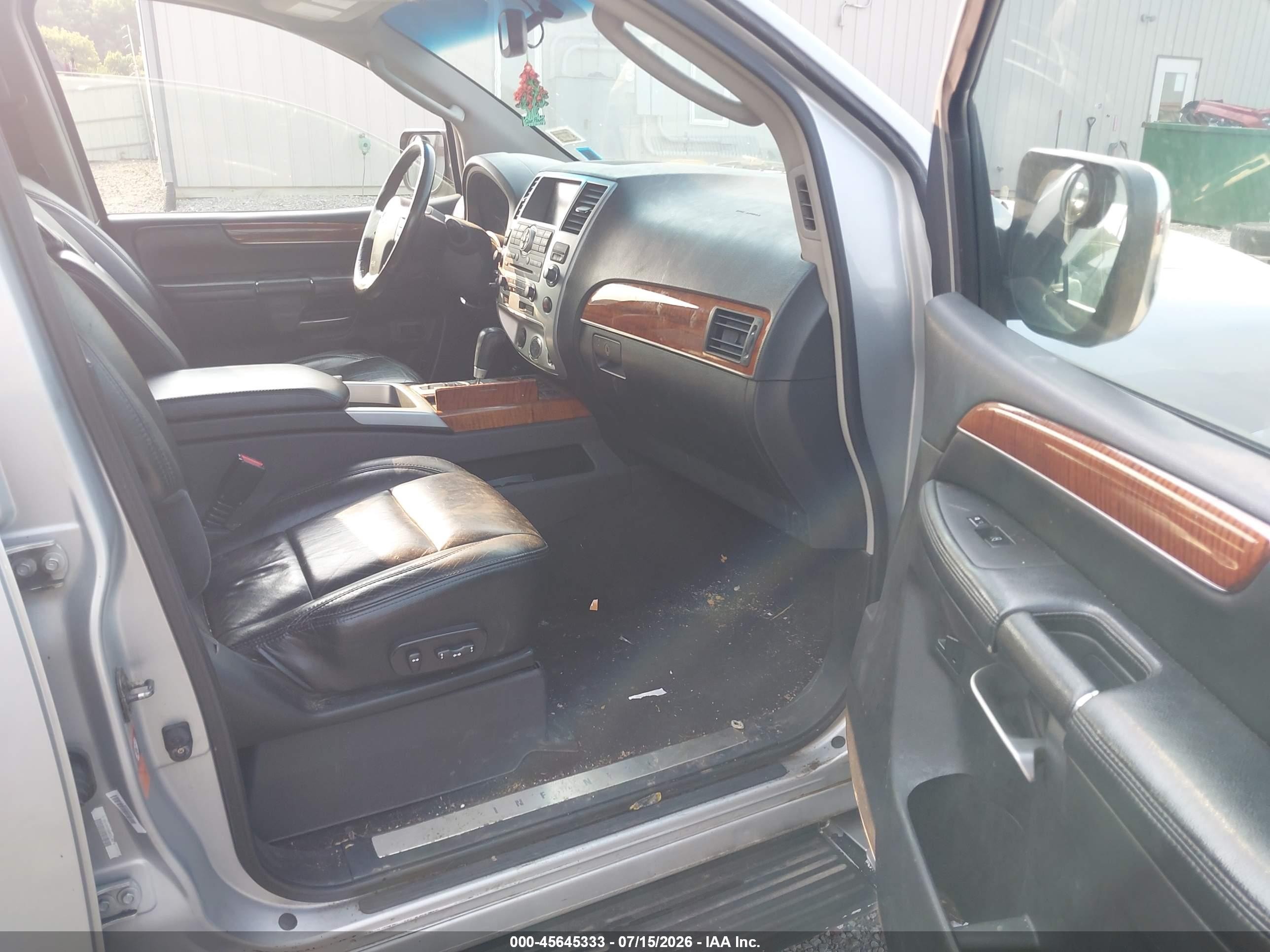 2009 Infiniti Qx56   Silver vin: 5N3AA08C19N901543