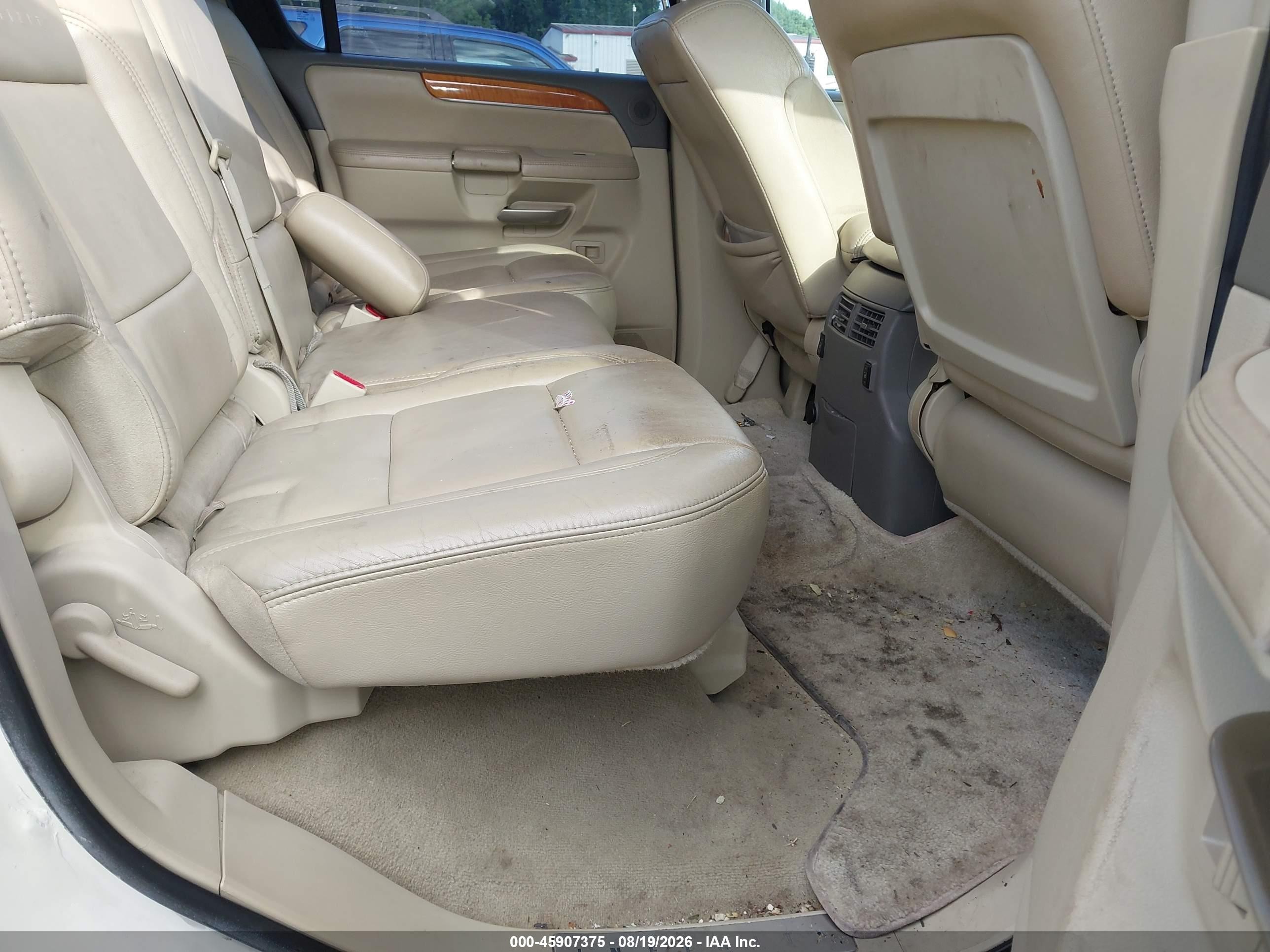 2008 Infiniti Qx56 White vin: 5N3AA08C28N901291