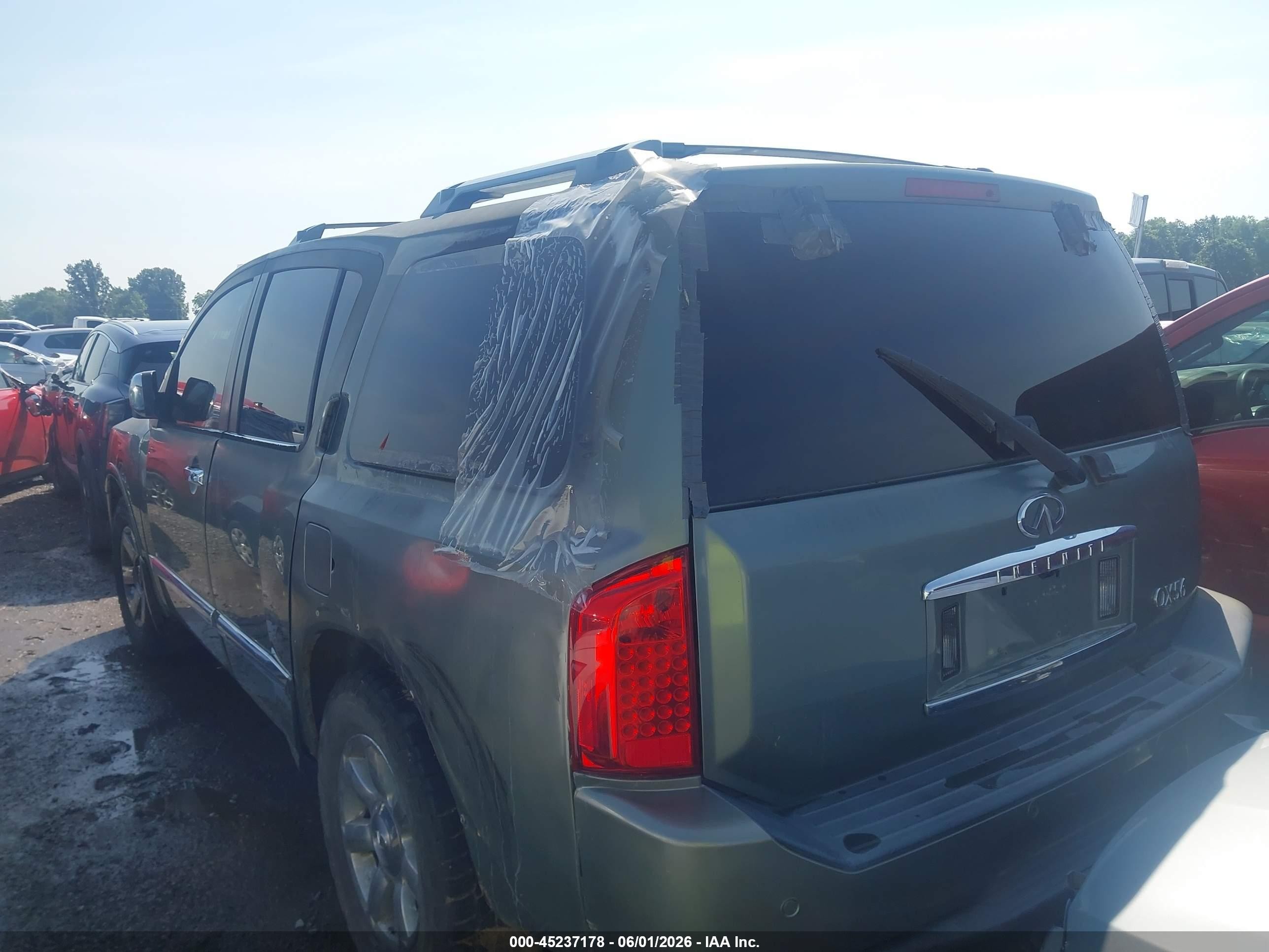 2005 Infiniti Qx56   Gray vin: 5N3AA08C35N812762