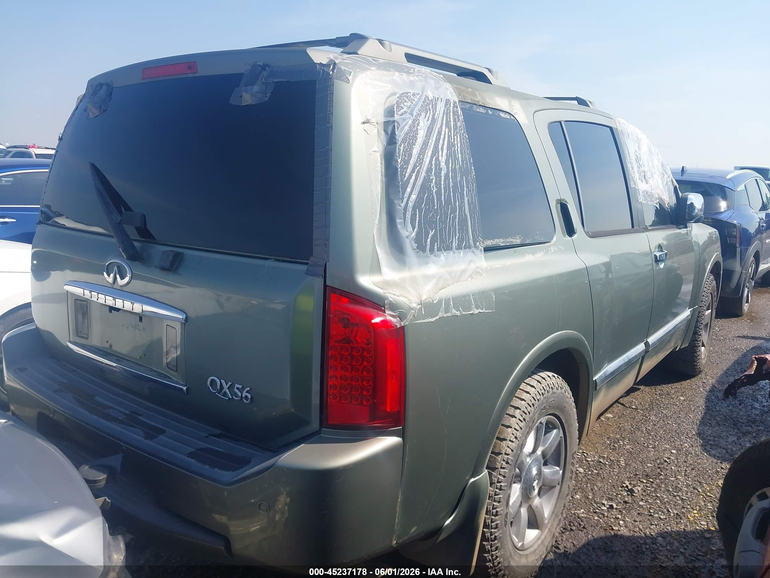 2005 Infiniti Qx56   Gray vin: 5N3AA08C35N812762