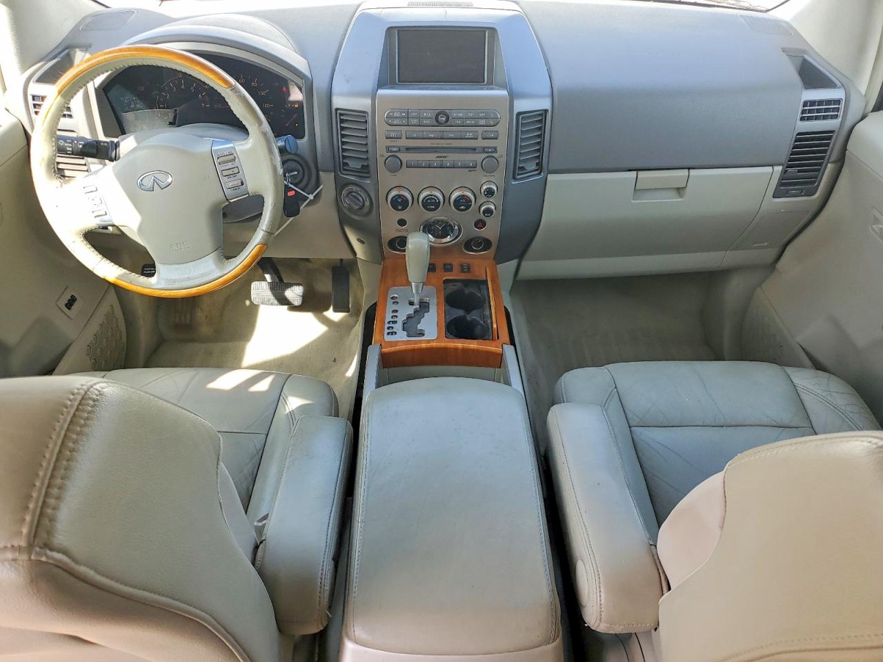 2006 Infiniti Qx56 Base White vin: 5N3AA08C36N803545