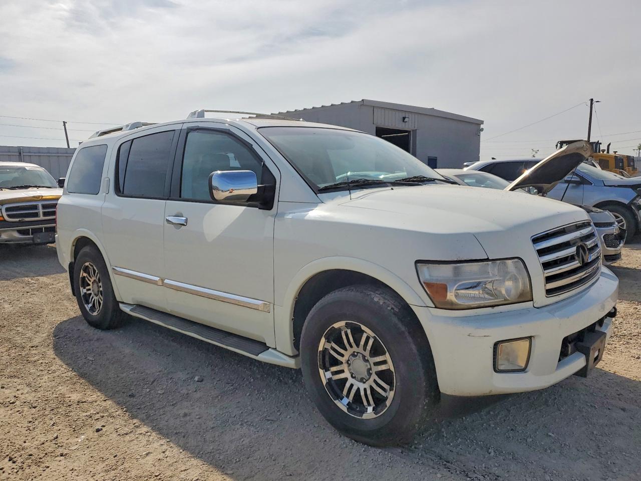 2006 Infiniti Qx56 Base White vin: 5N3AA08C36N803545