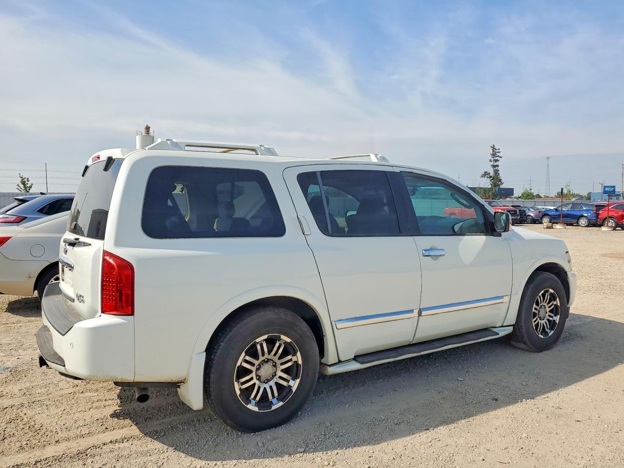 2006 Infiniti Qx56 Base White vin: 5N3AA08C36N803545