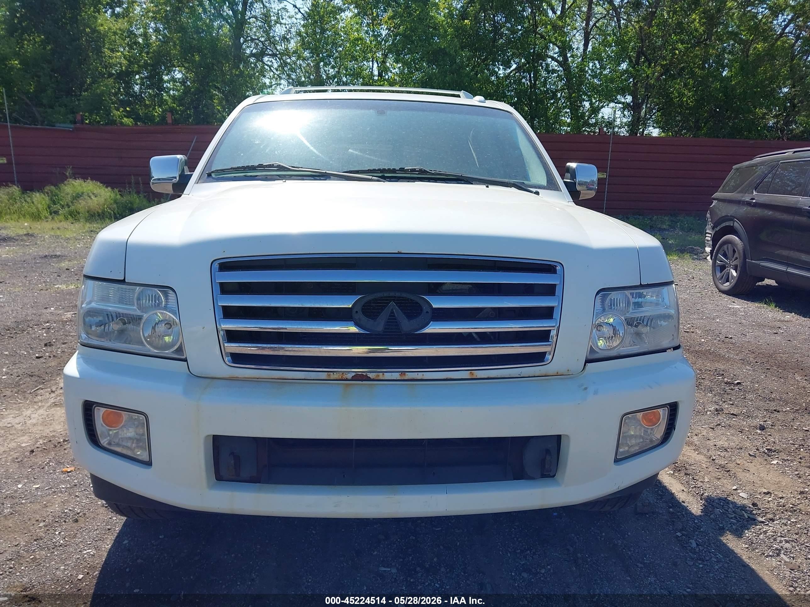 2007 Infiniti Qx56   White vin: 5N3AA08C37N803384