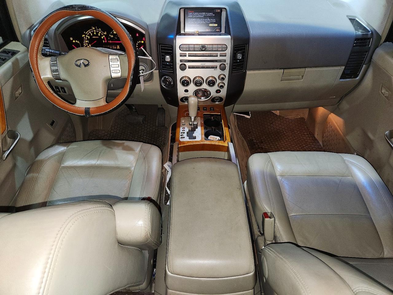 2007 Infiniti Qx56 Base Silver vin: 5N3AA08C37N804194
