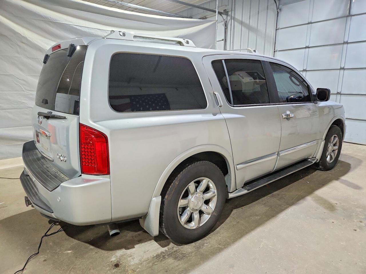2007 Infiniti Qx56 Base Silver vin: 5N3AA08C37N804194