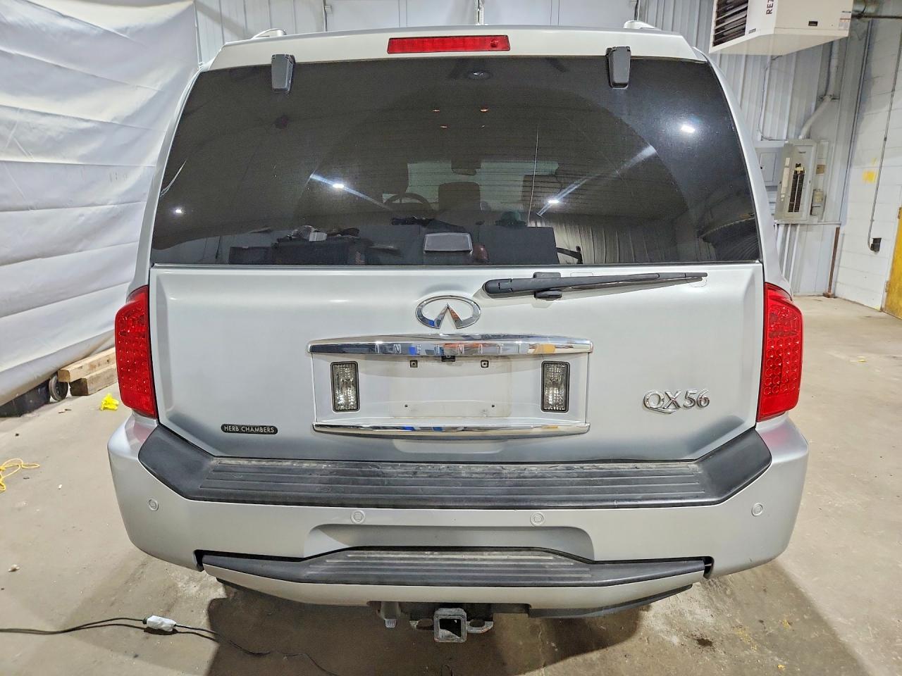 2007 Infiniti Qx56 Base Silver vin: 5N3AA08C37N804194