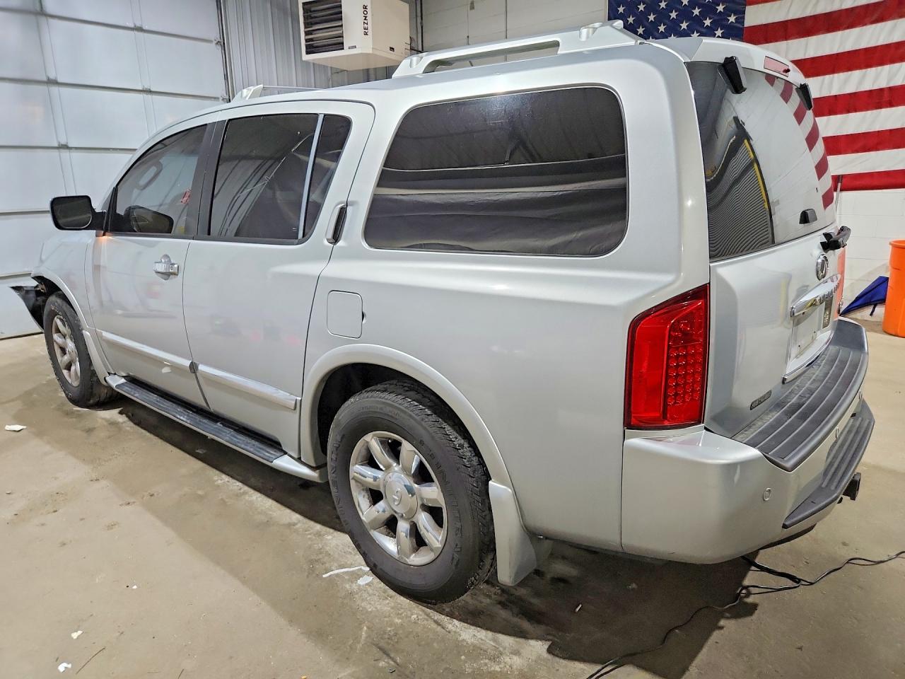 2007 Infiniti Qx56 Base Silver vin: 5N3AA08C37N804194