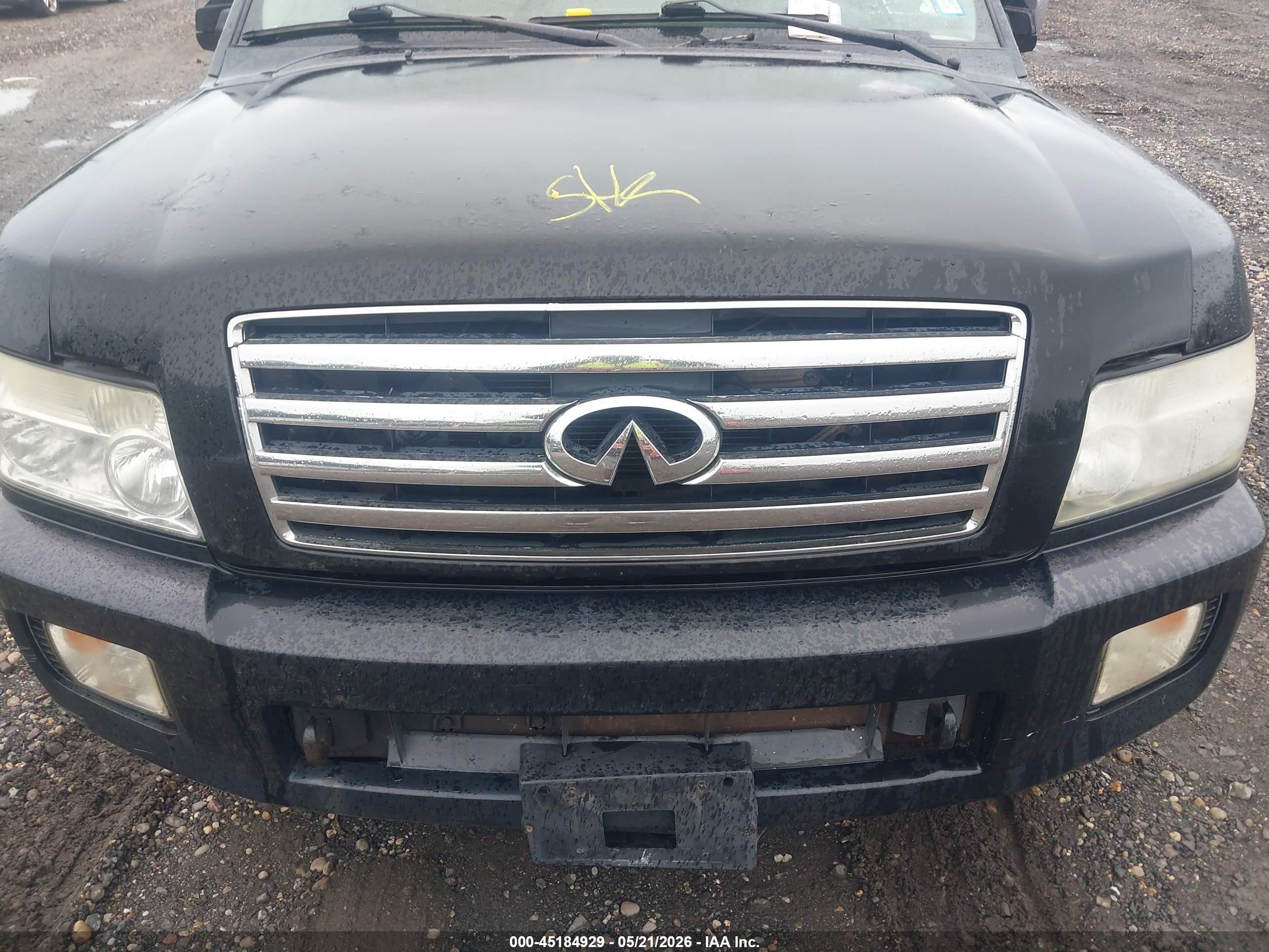 2004 Infiniti Qx56   Черный vin: 5N3AA08C44N805947