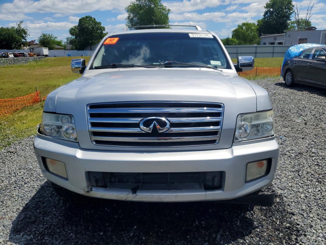 2004 Infiniti Qx56 Base Серебряный vin: 5N3AA08C44N808850