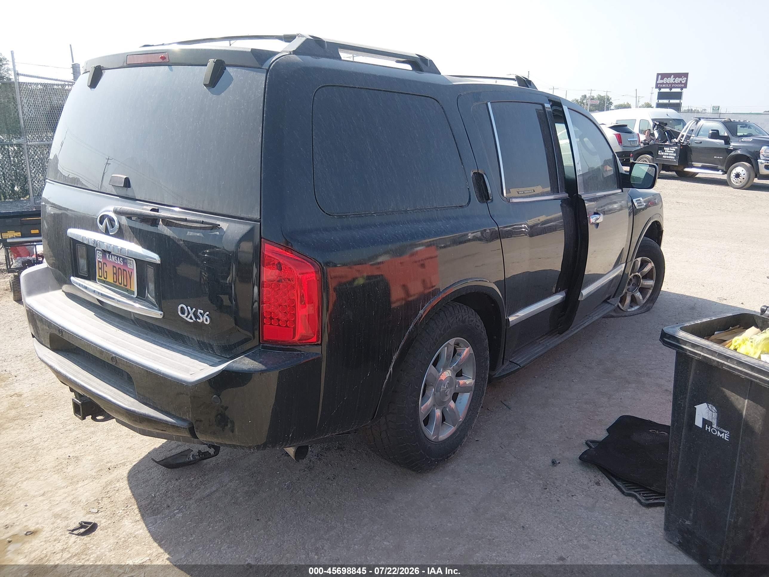 2004 Infiniti Qx56   Black vin: 5N3AA08C44N810646