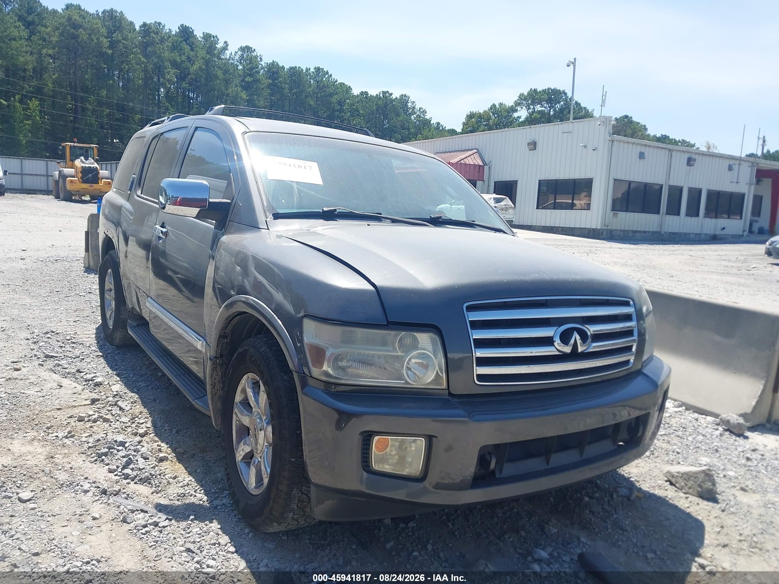 2005 Infiniti Qx56   Gray vin: 5N3AA08C45N806193