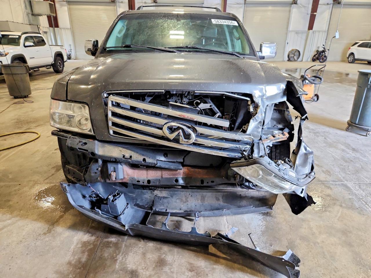 2005 Infiniti Qx56 Base Gray vin: 5N3AA08C45N810759