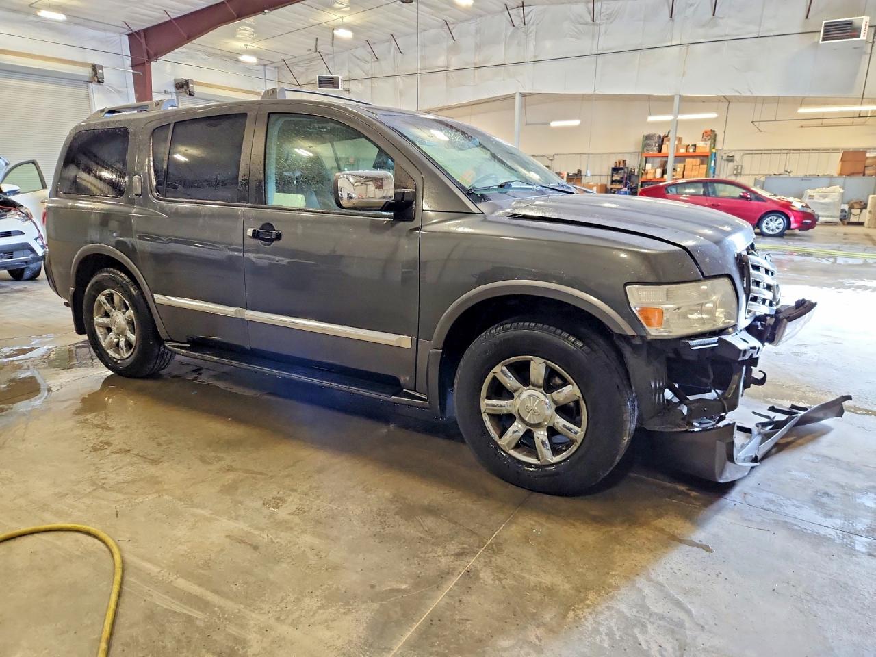 2005 Infiniti Qx56 Base Gray vin: 5N3AA08C45N810759
