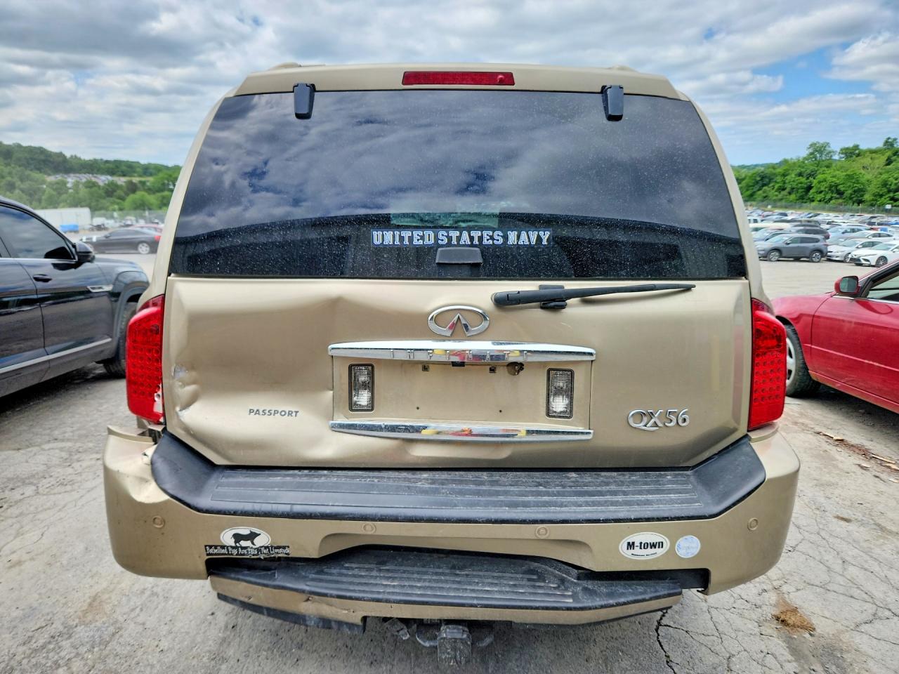 2006 Infiniti Qx56 Base Gold vin: 5N3AA08C46N803392