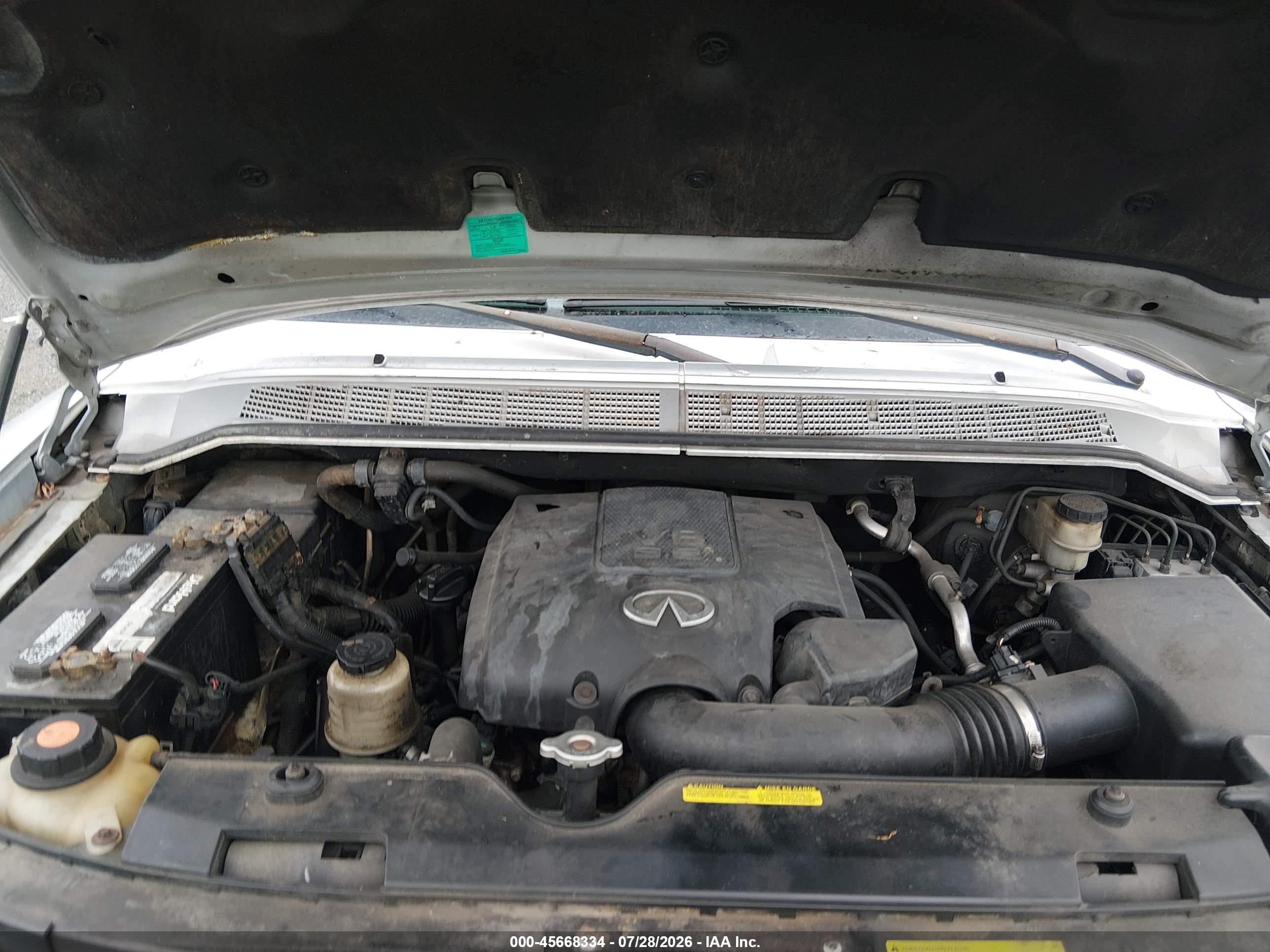 2008 Infiniti Qx56 Серебряный vin: 5N3AA08C48N910946