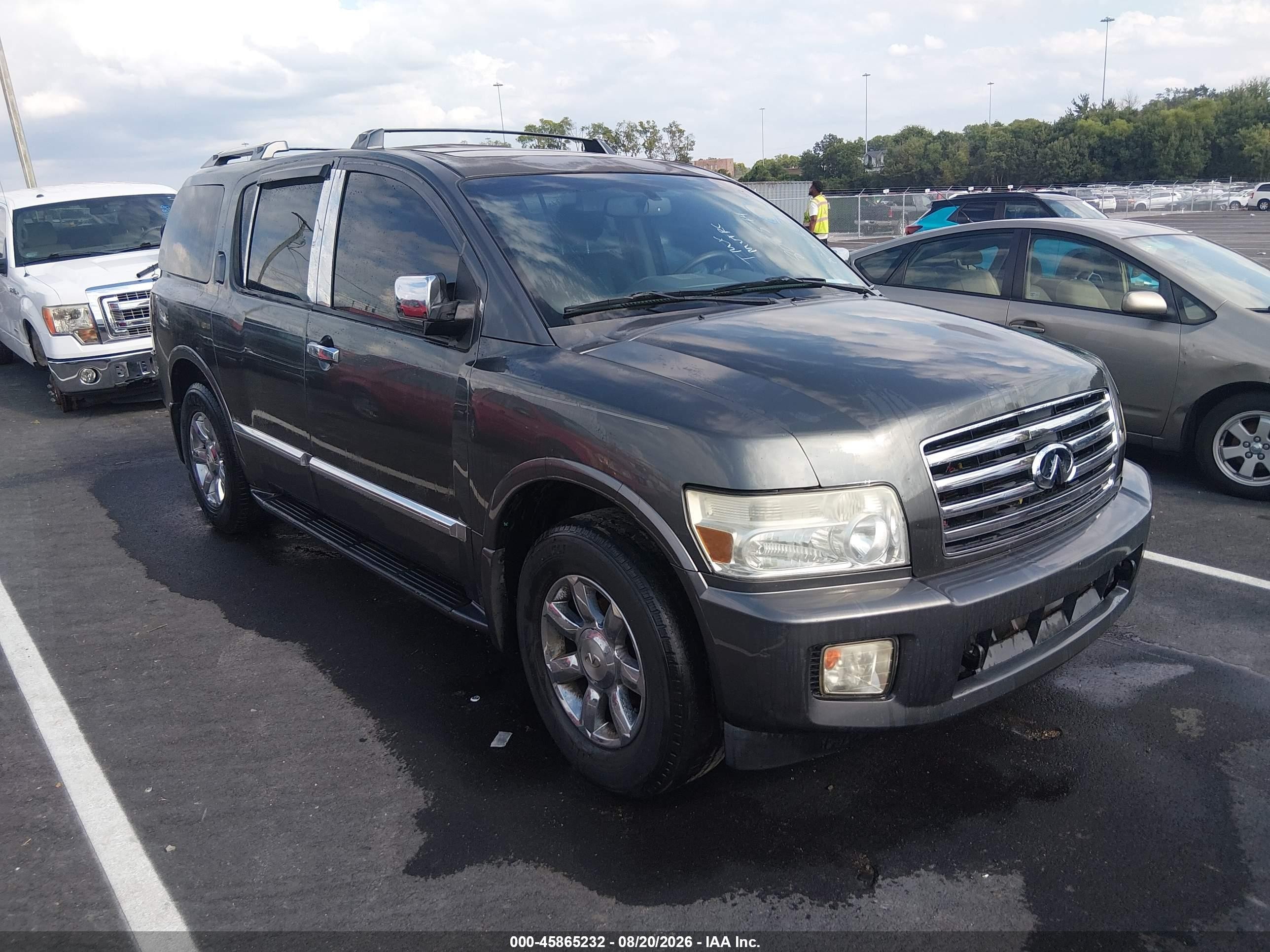 2006 Infiniti Qx56   Gray vin: 5N3AA08C56N808374