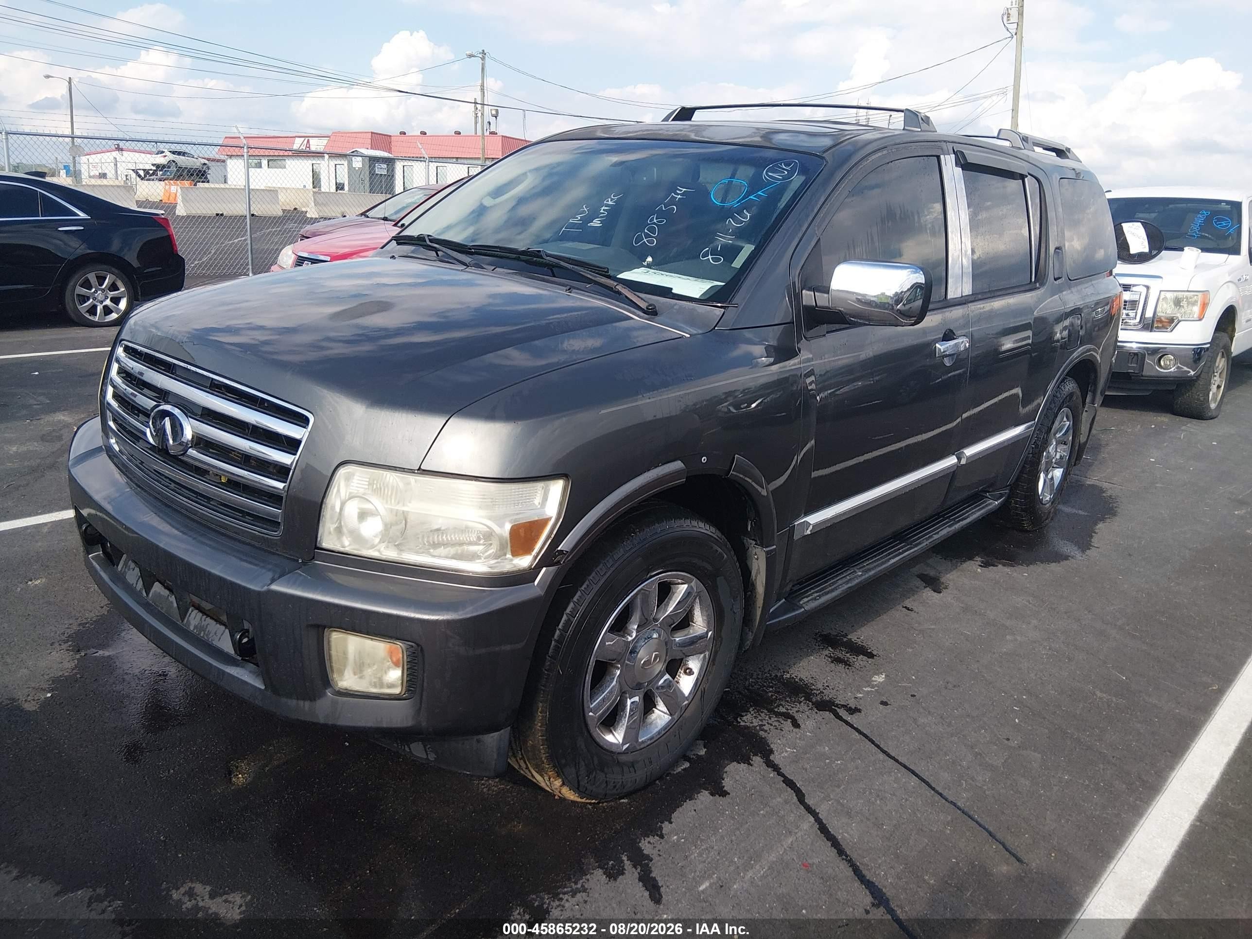 2006 Infiniti Qx56   Gray vin: 5N3AA08C56N808374