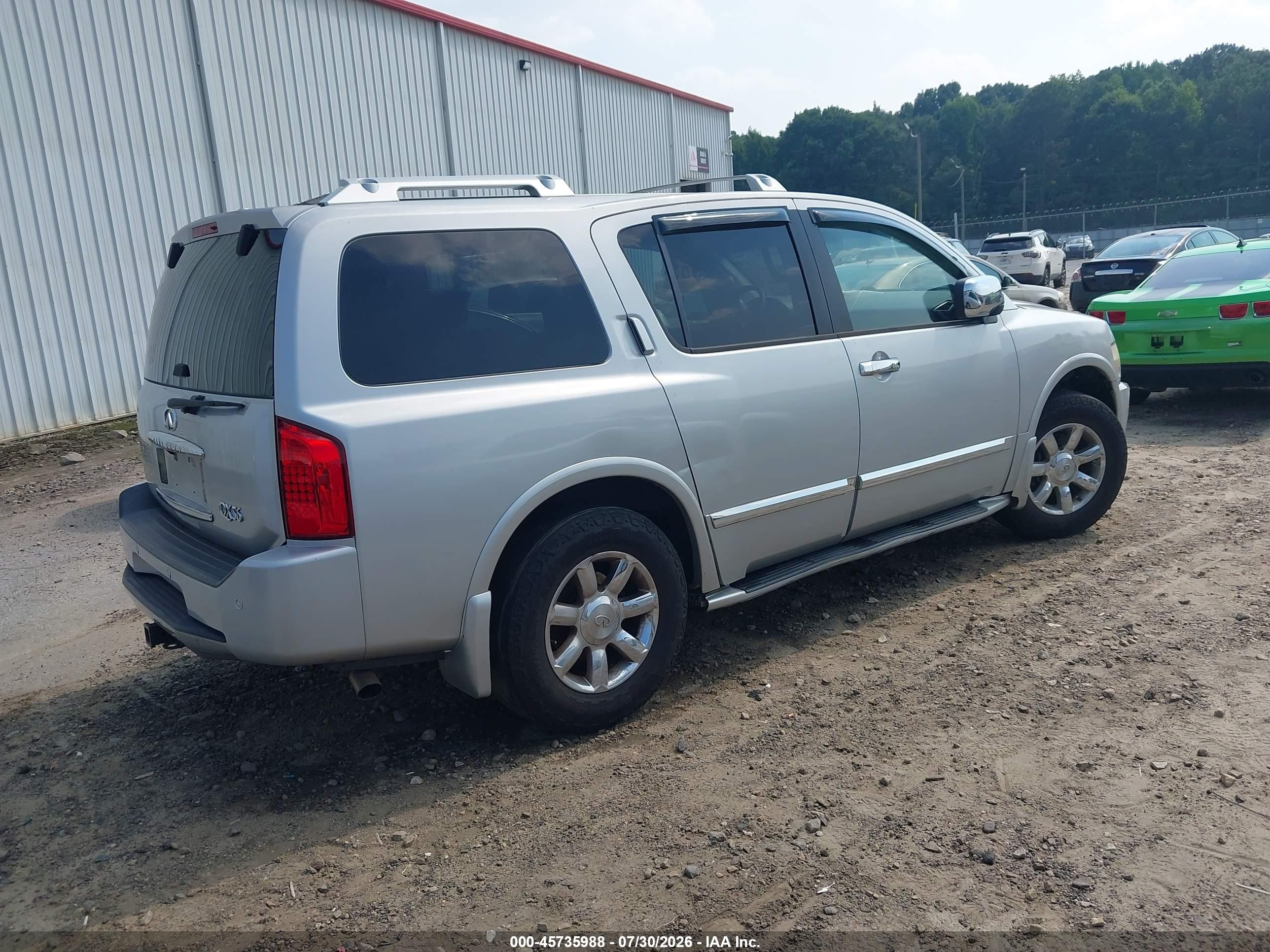 2007 Infiniti Qx56   Gray vin: 5N3AA08C57N804438