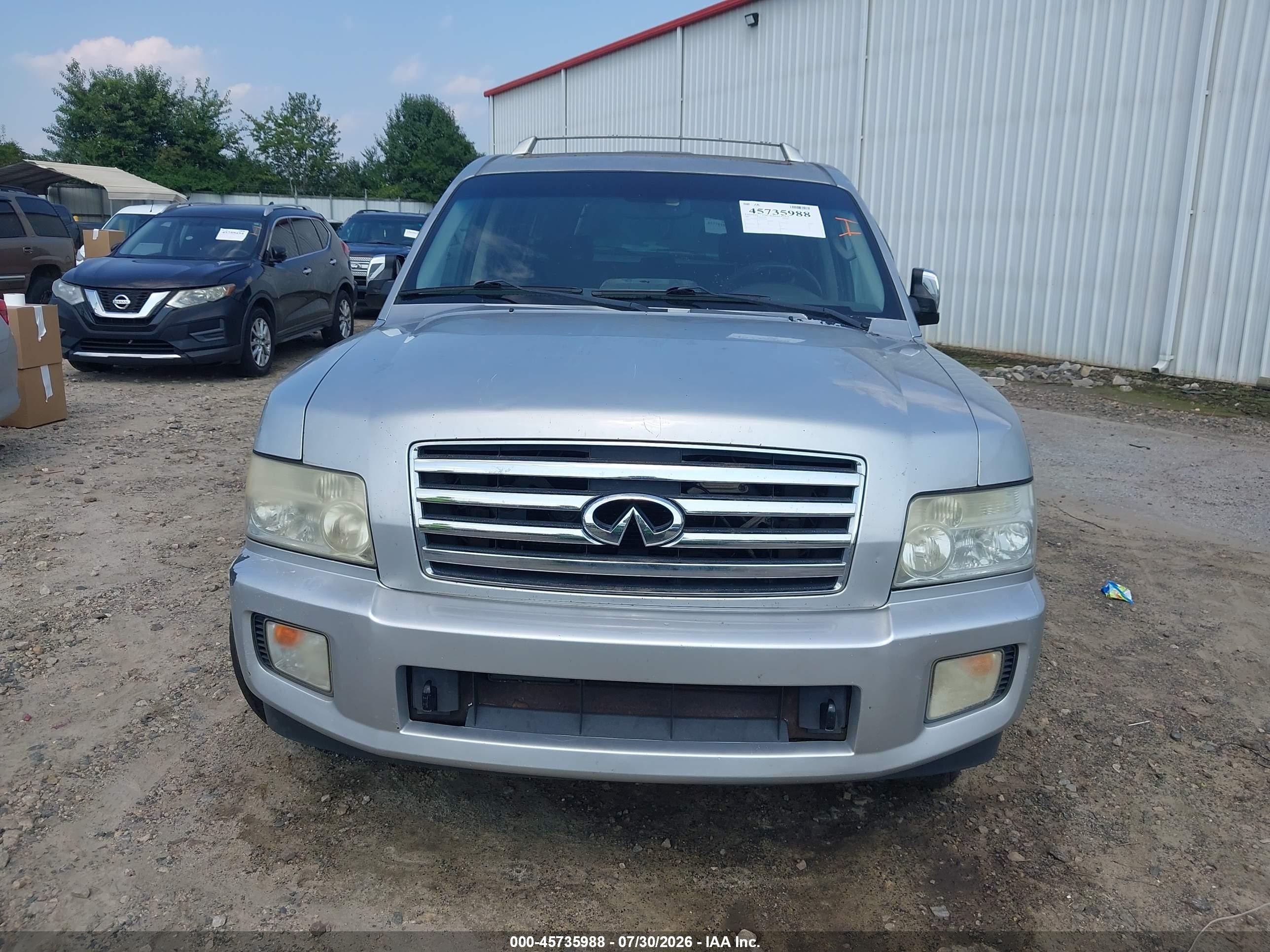 2007 Infiniti Qx56   Gray vin: 5N3AA08C57N804438