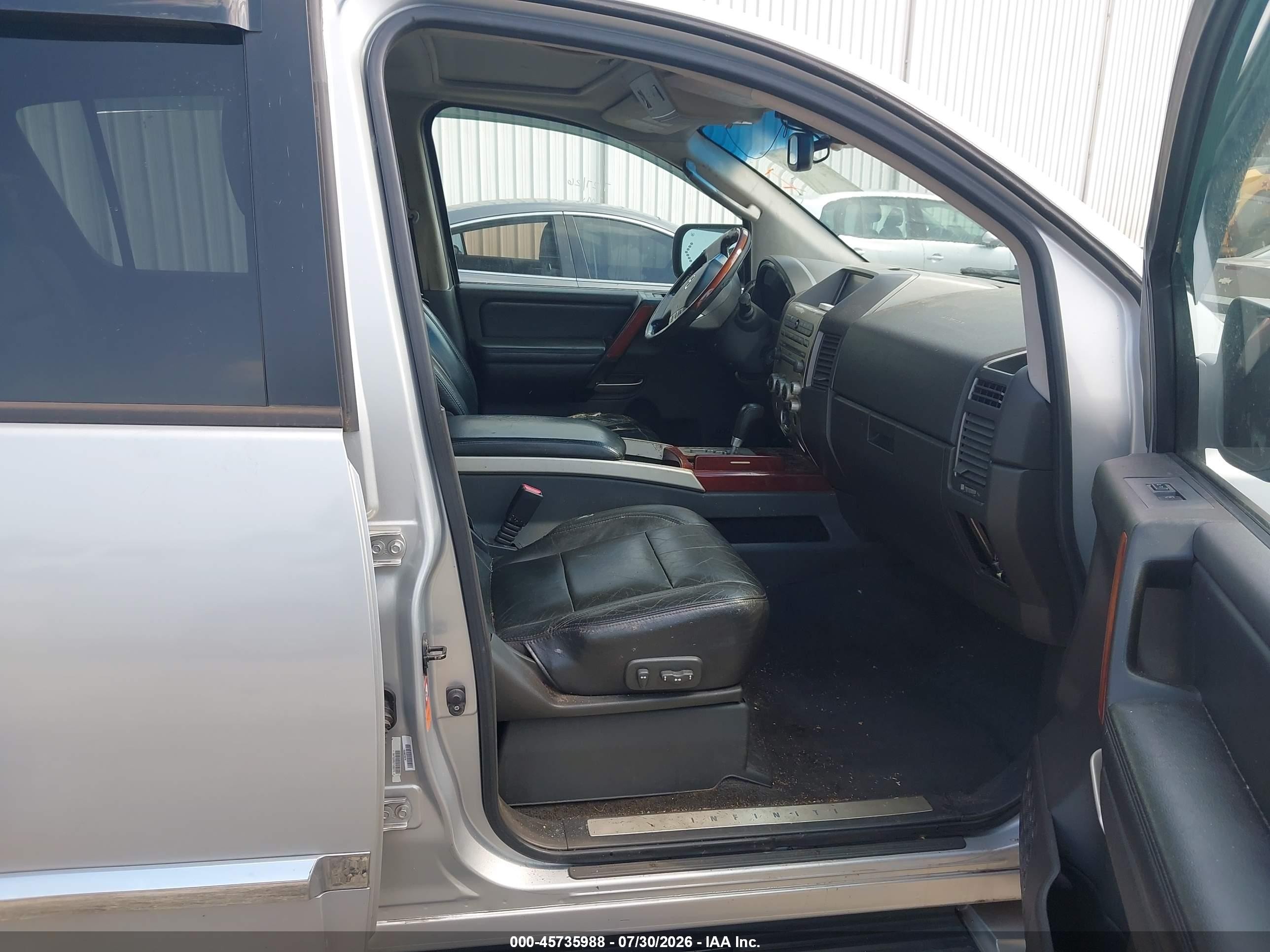 2007 Infiniti Qx56   Gray vin: 5N3AA08C57N804438