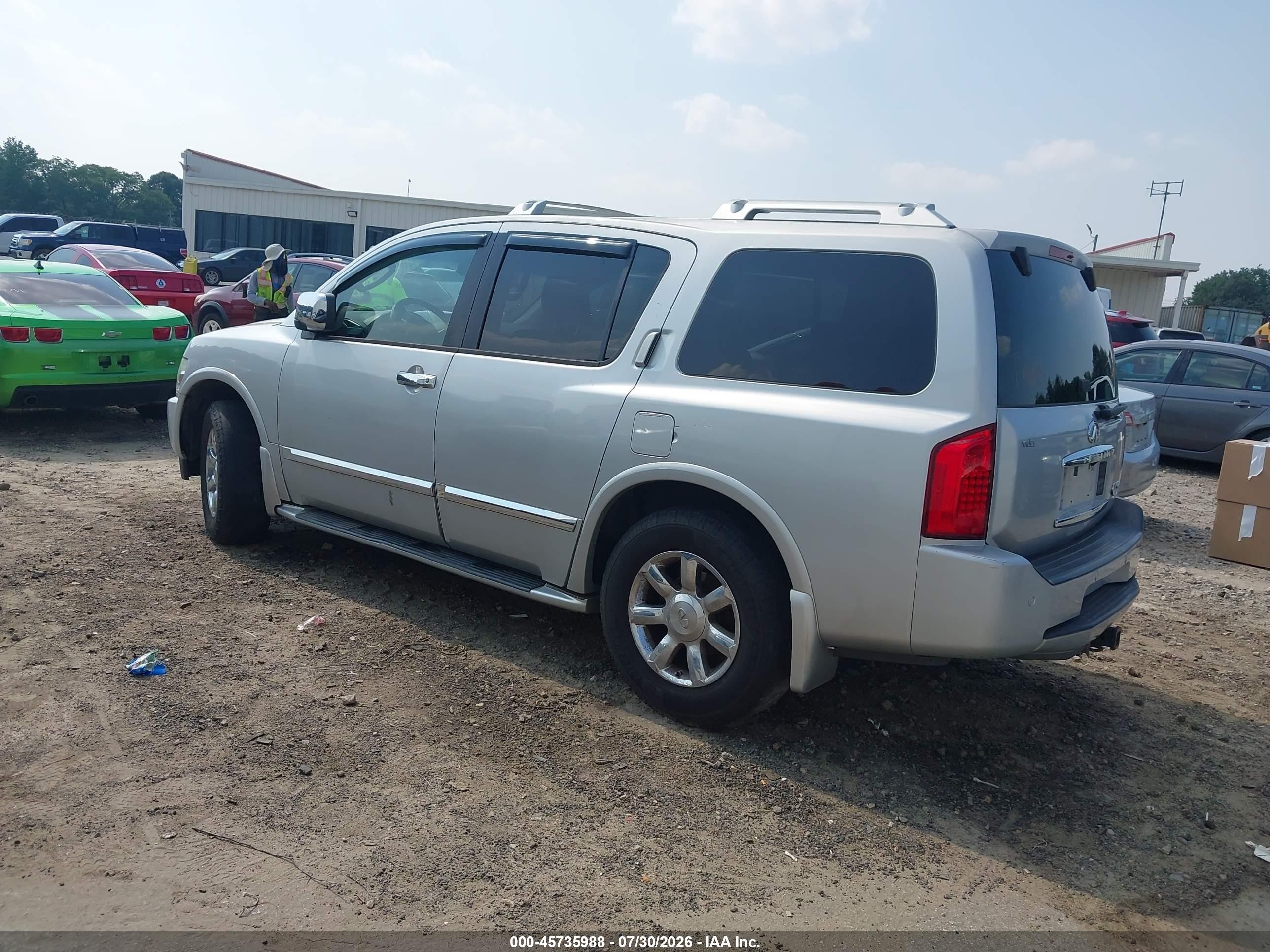 2007 Infiniti Qx56   Gray vin: 5N3AA08C57N804438