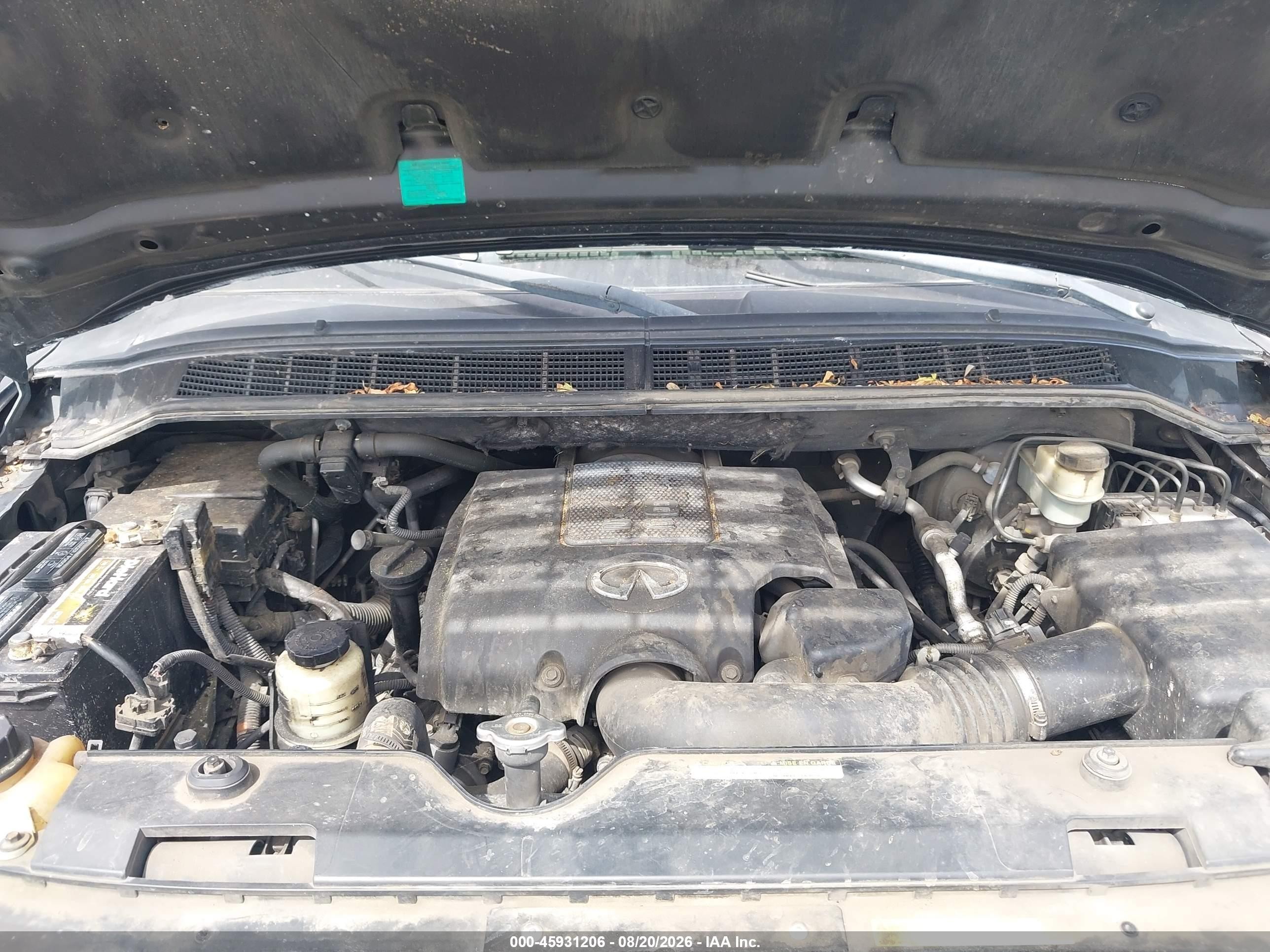 2008 Infiniti Qx56   Black vin: 5N3AA08C58N900197