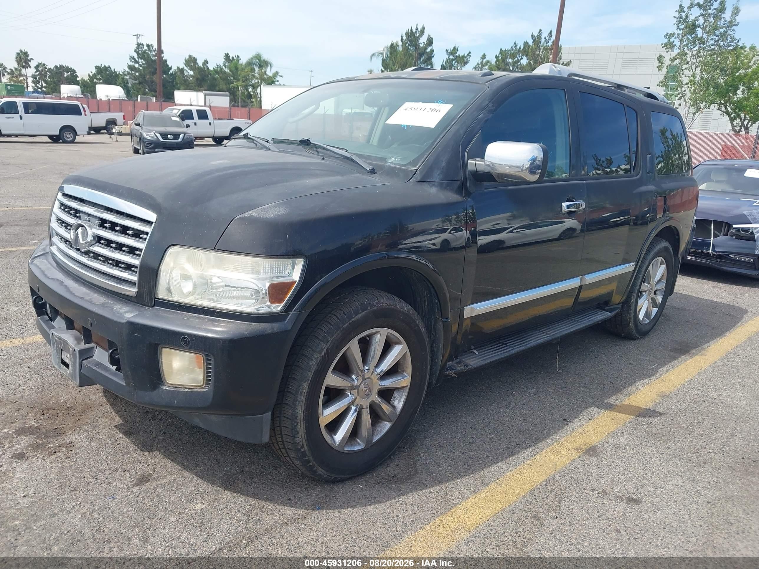 2008 Infiniti Qx56   Black vin: 5N3AA08C58N900197
