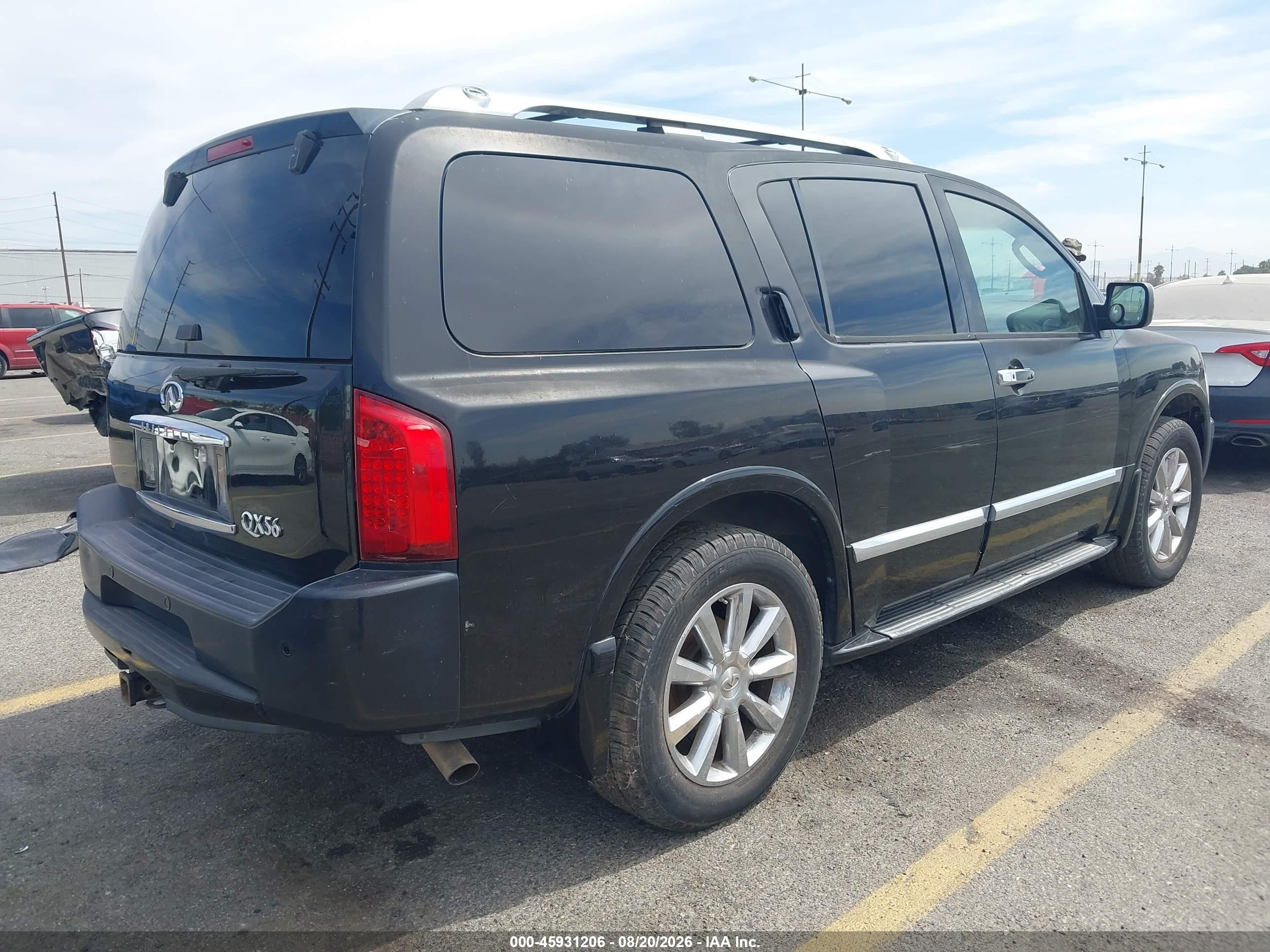 2008 Infiniti Qx56   Black vin: 5N3AA08C58N900197