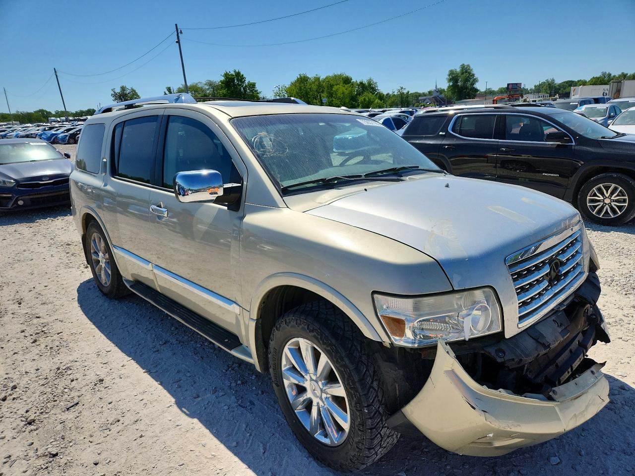 2008 Infiniti Qx56 Base Silver vin: 5N3AA08C58N905545