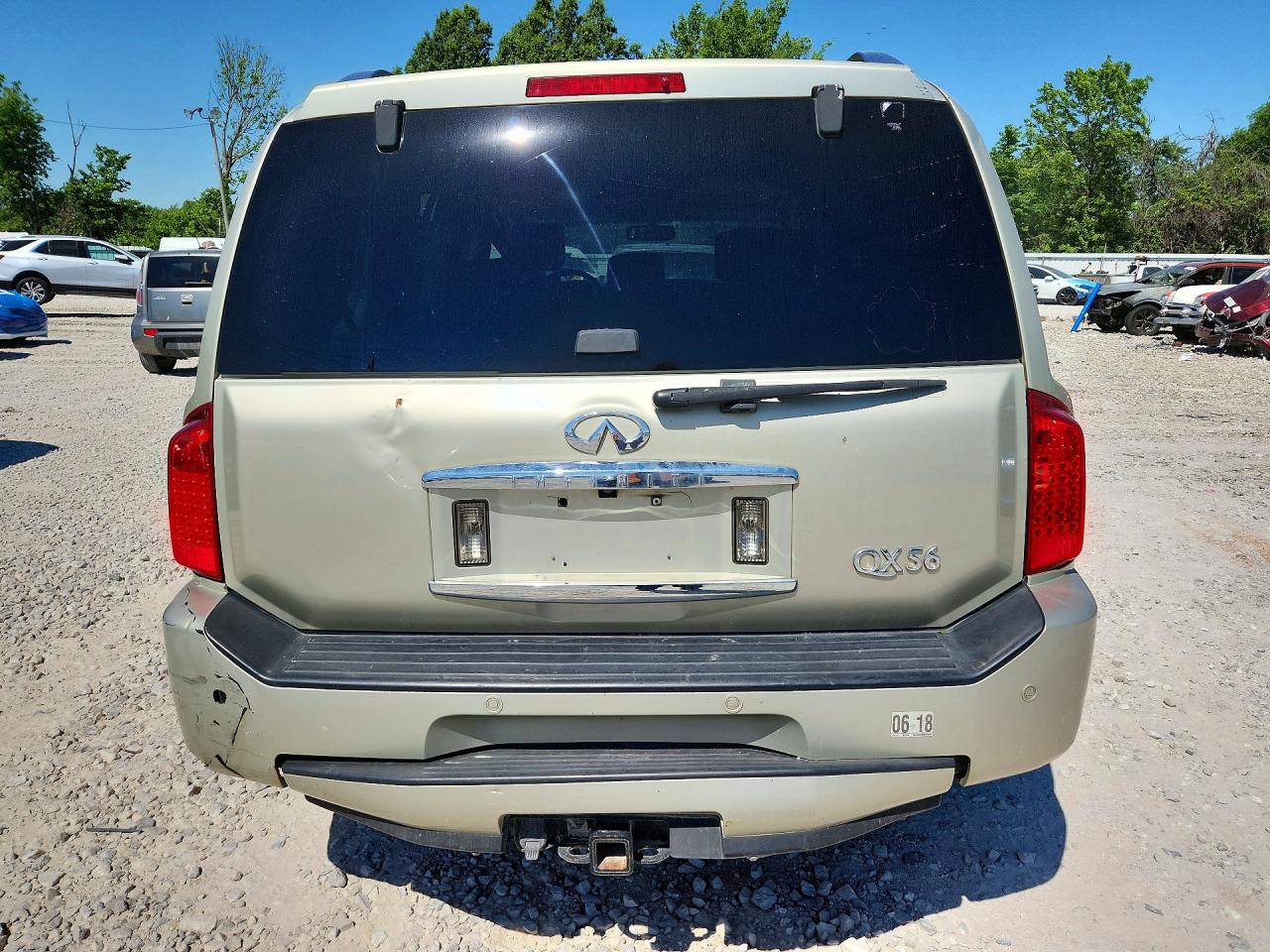 2008 Infiniti Qx56 Base Silver vin: 5N3AA08C58N905545