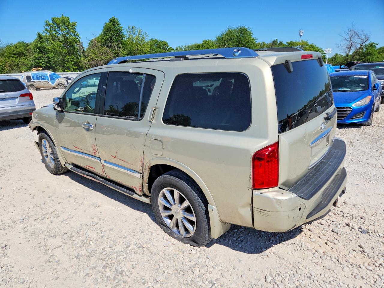 2008 Infiniti Qx56 Base Silver vin: 5N3AA08C58N905545