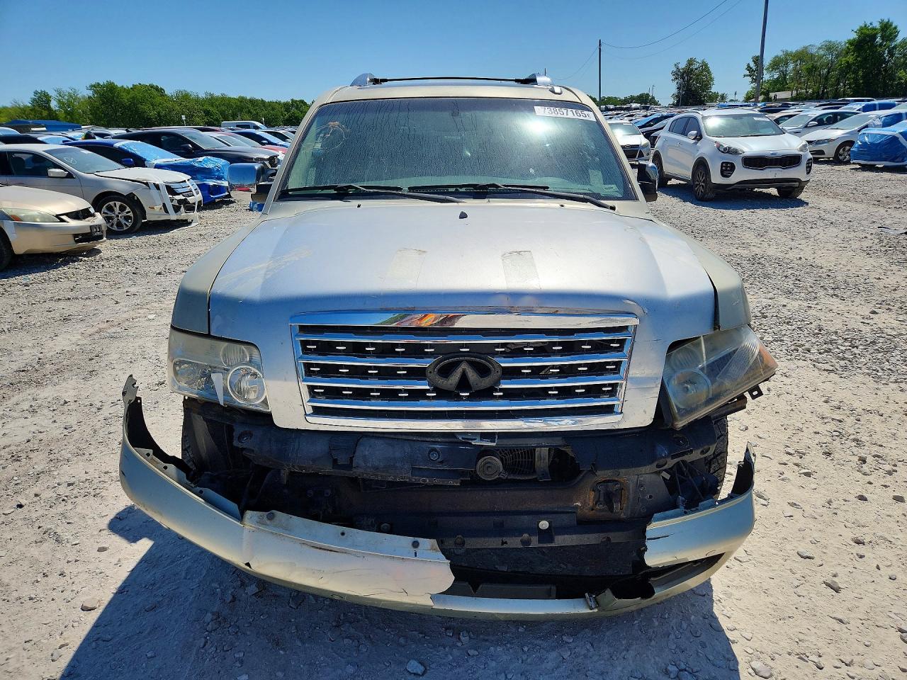 2008 Infiniti Qx56 Base Silver vin: 5N3AA08C58N905545