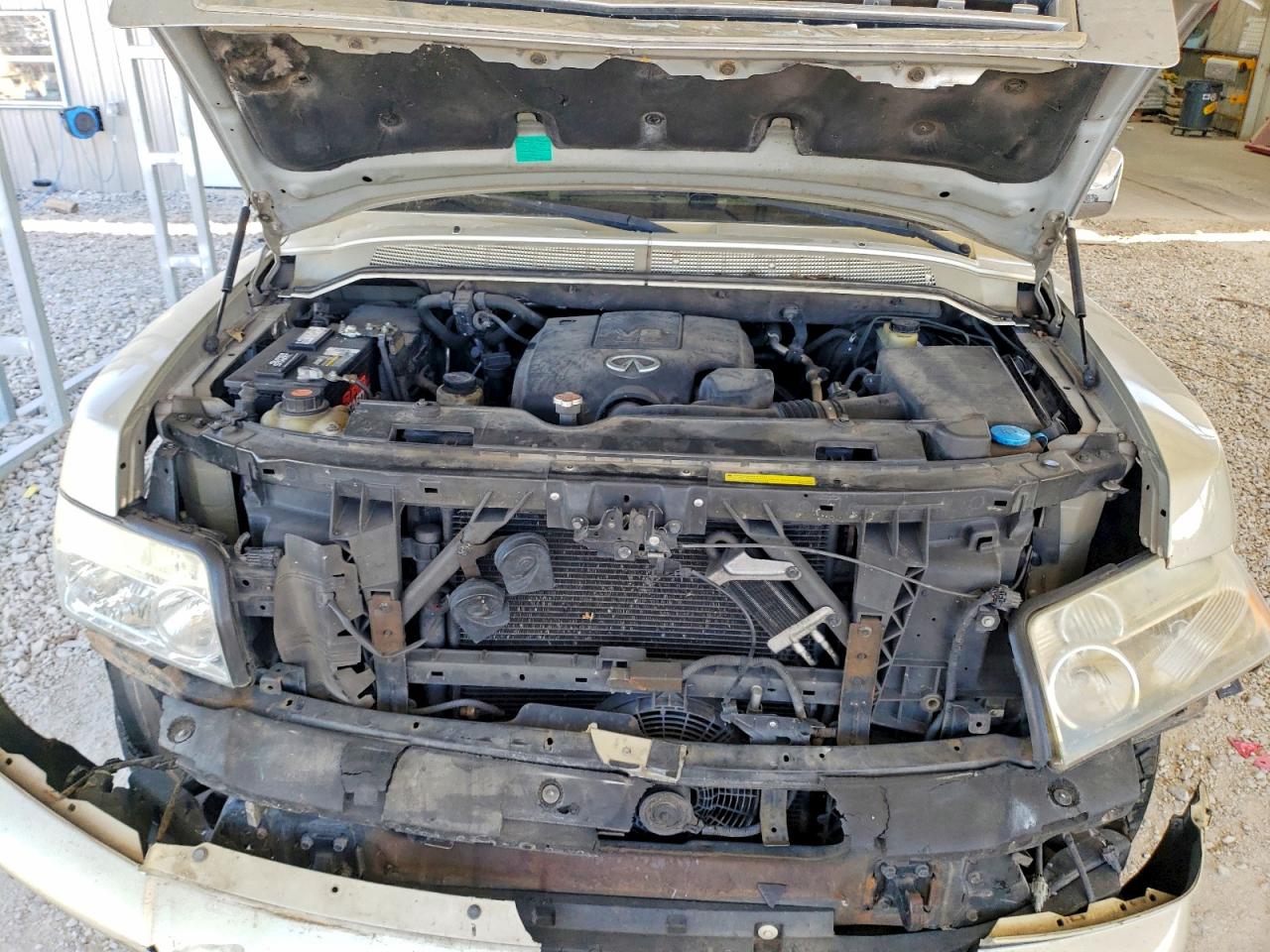 2008 Infiniti Qx56 Base Silver vin: 5N3AA08C58N905545