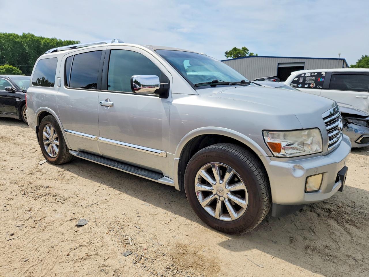 2008 Infiniti Qx56 Base Silver vin: 5N3AA08C58N908588