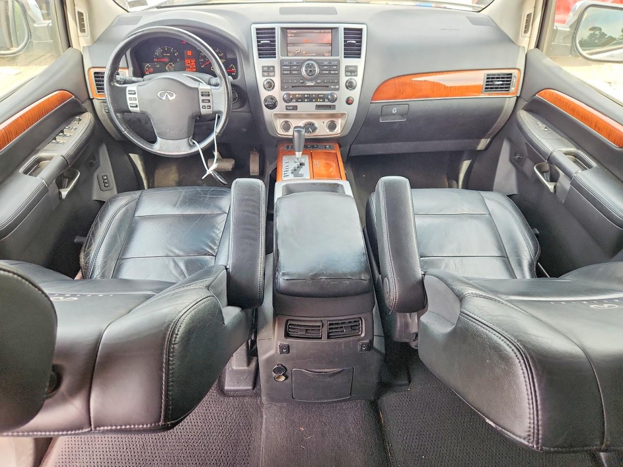 2008 Infiniti Qx56 Base Silver vin: 5N3AA08C58N908588