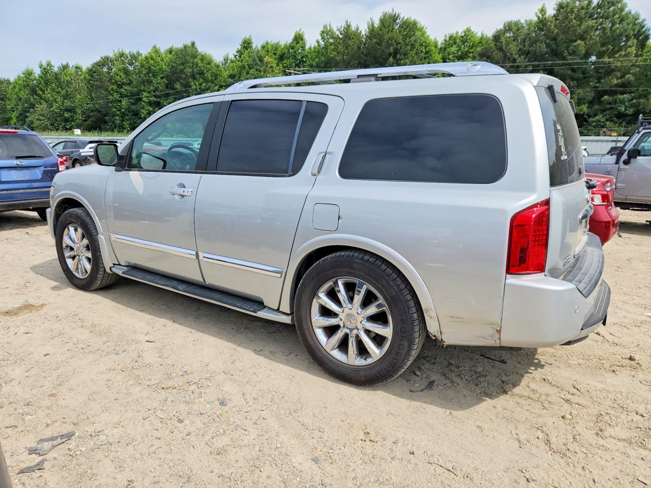 2008 Infiniti Qx56 Base Silver vin: 5N3AA08C58N908588