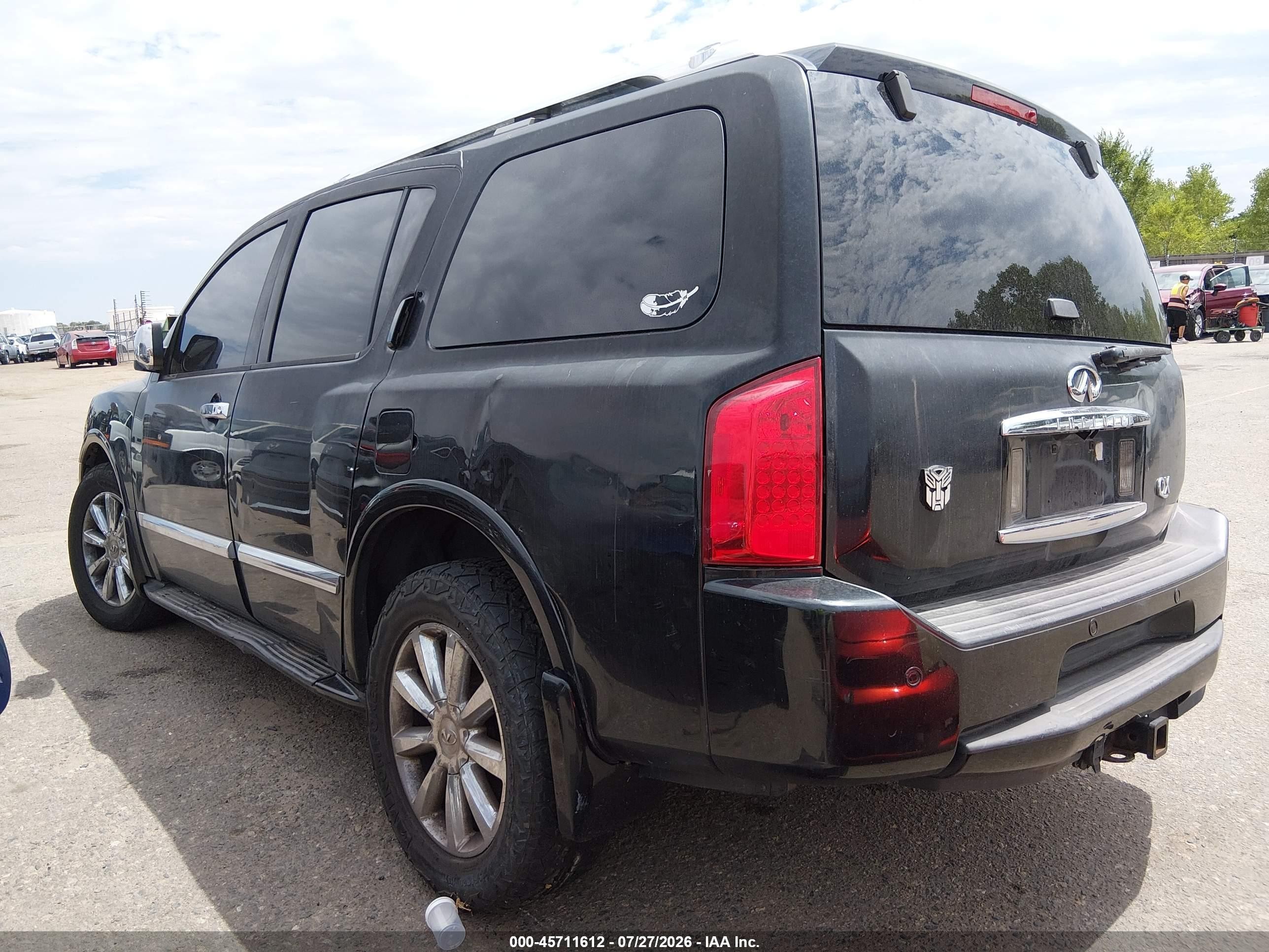 2008 Infiniti Qx56   Black vin: 5N3AA08C58N914519