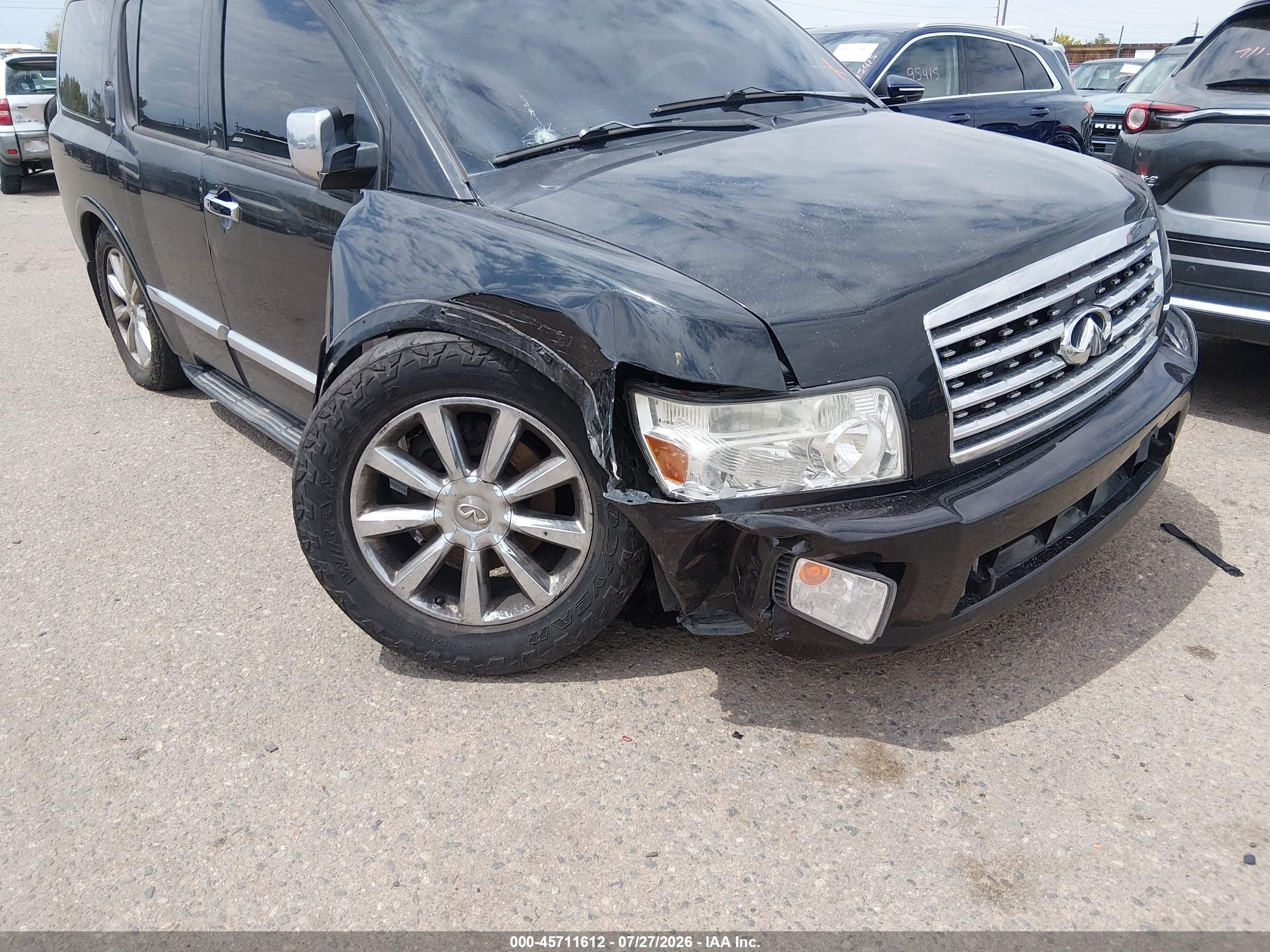 2008 Infiniti Qx56   Black vin: 5N3AA08C58N914519