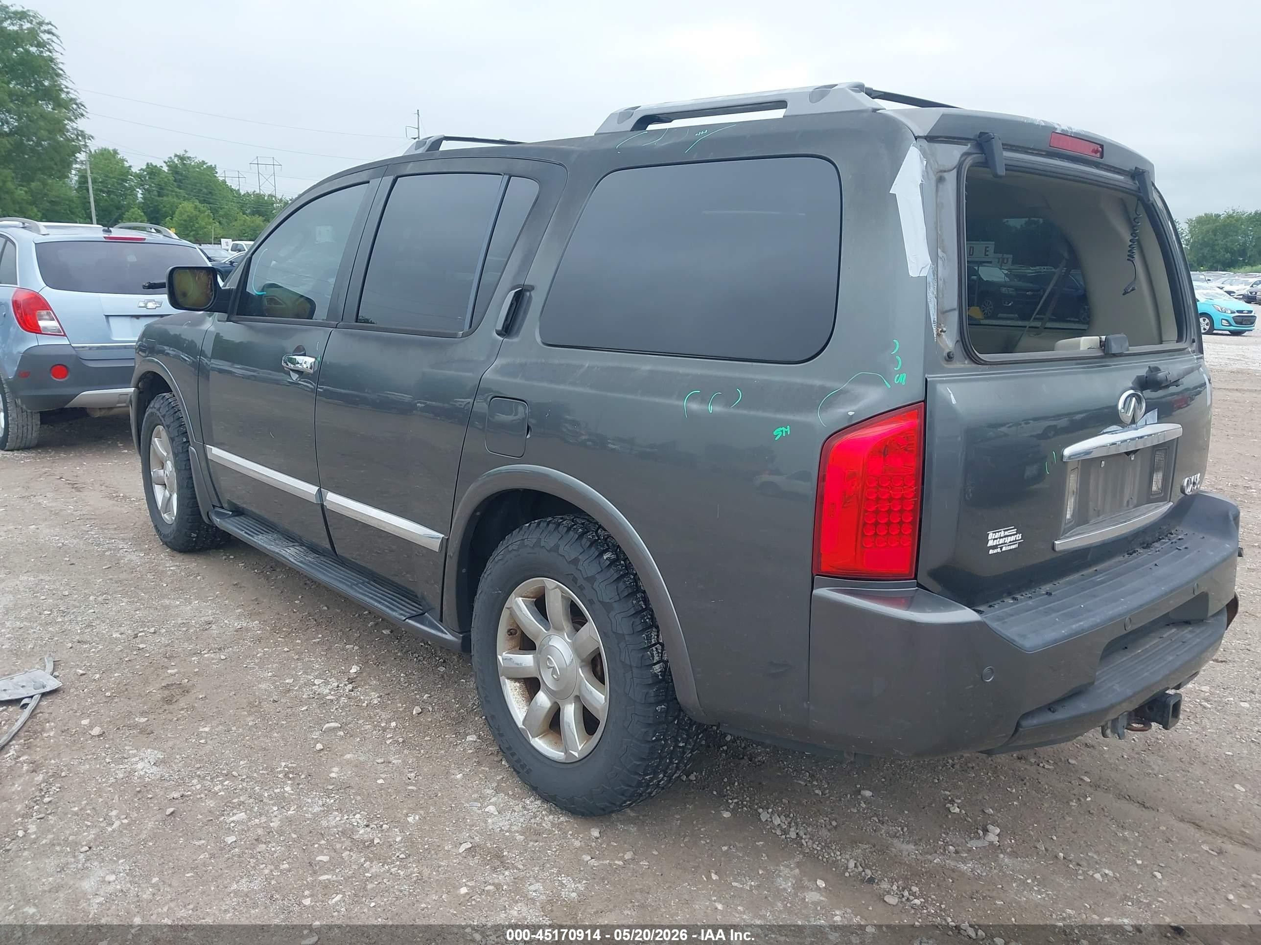 2006 Infiniti Qx56   Gray vin: 5N3AA08C66N813793