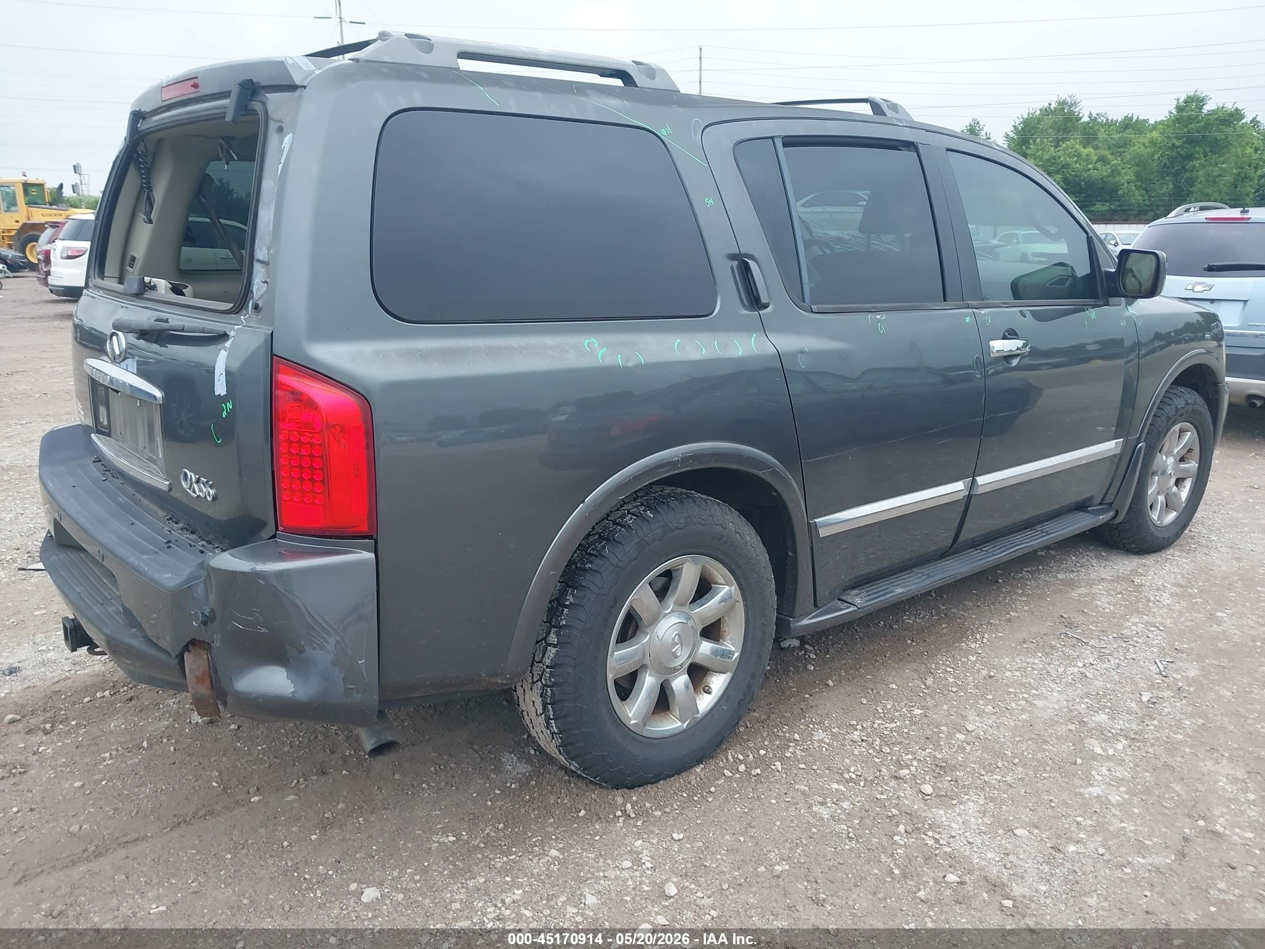 2006 Infiniti Qx56   Gray vin: 5N3AA08C66N813793
